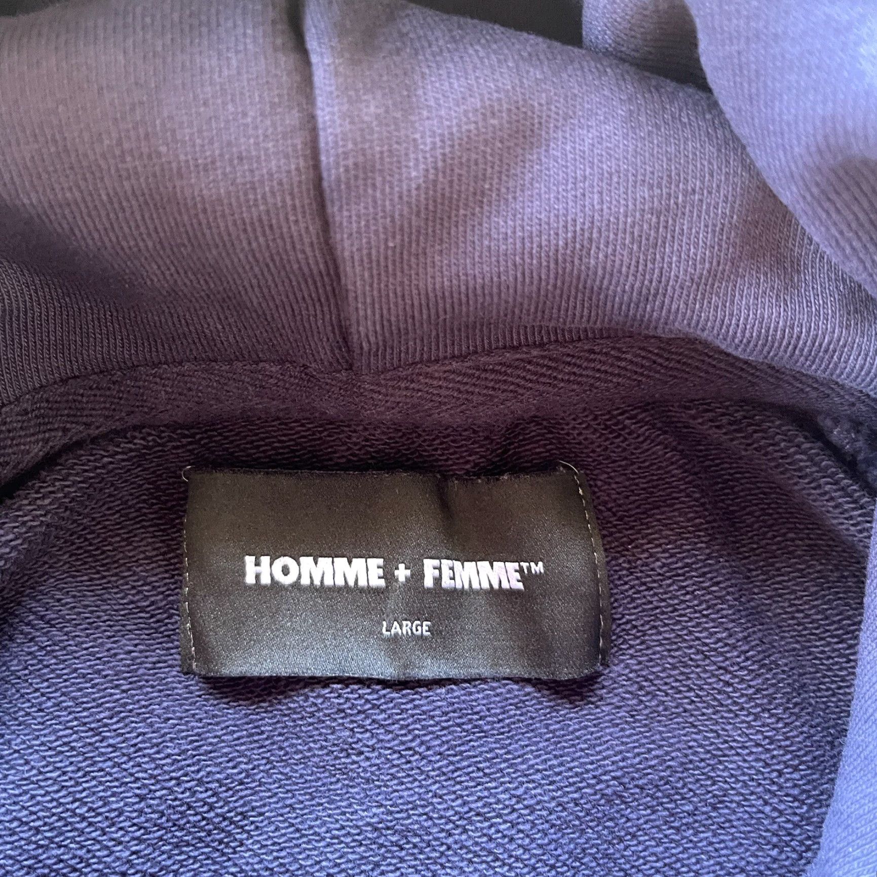 Vintage Homme Femme Hoodie Mens Large Blue Heavyweight Pullover Streetwear Hip Hop Size US L / EU 52-54 / 3 - 6 Thumbnail