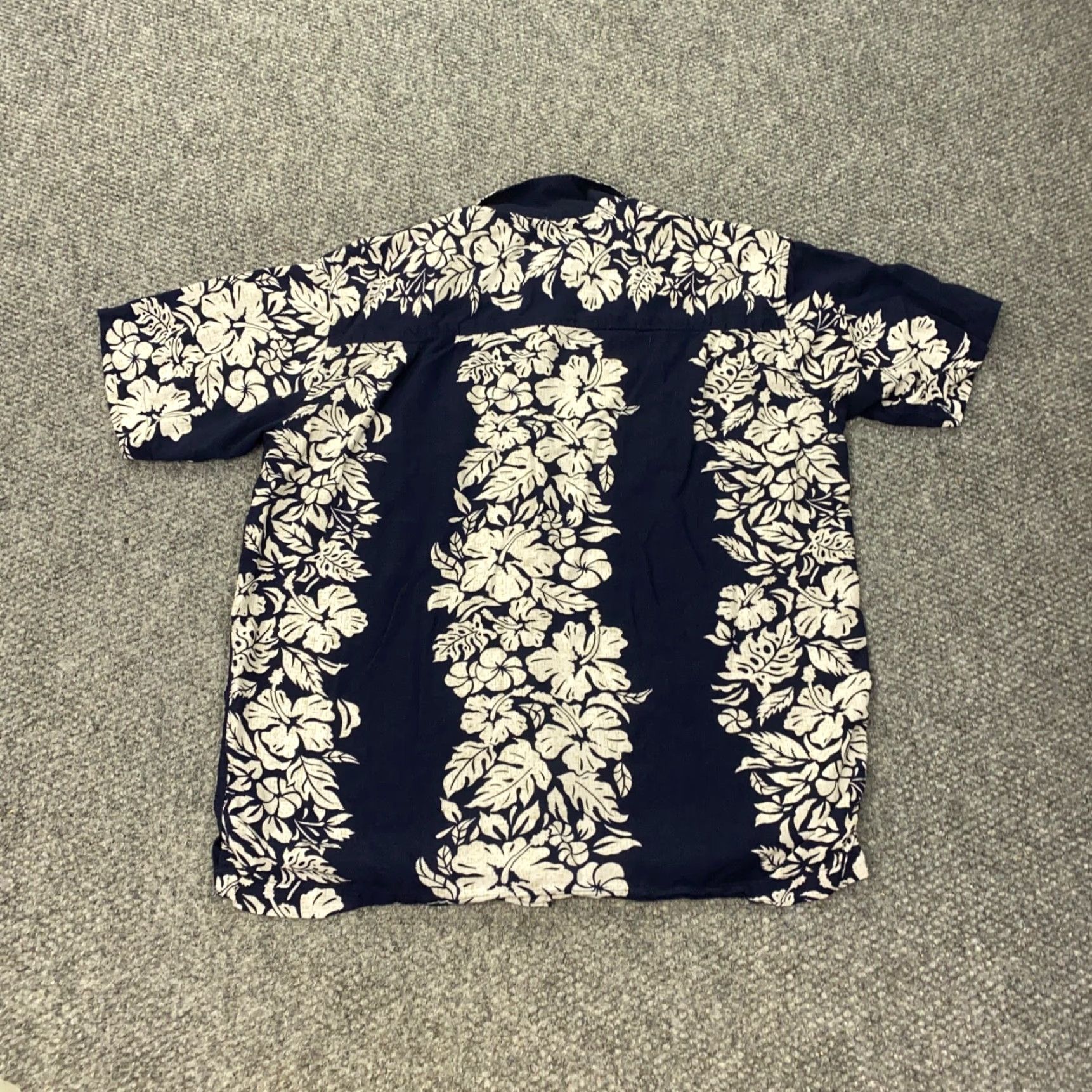 Vintage Steve & Barry's Classic Hawaiian Shirt Mens Large Blue Floral Beach Size US L / EU 52-54 / 3 - 5 Thumbnail