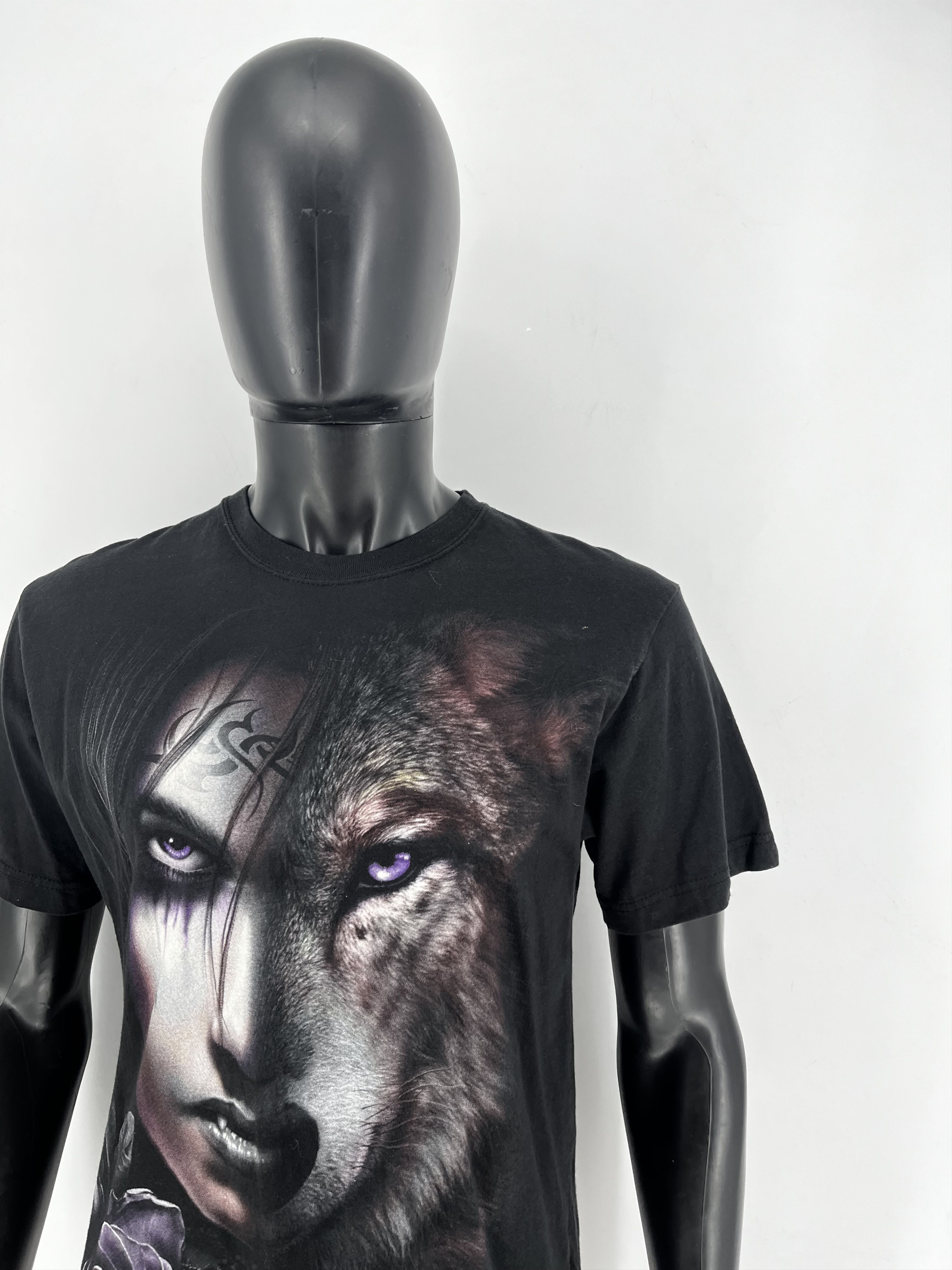 Other Vintage 90s Wolf Face Boxy Fit Tee Toys Rock Spiral Size M Size US M / EU 48-50 / 2 - 7 Thumbnail