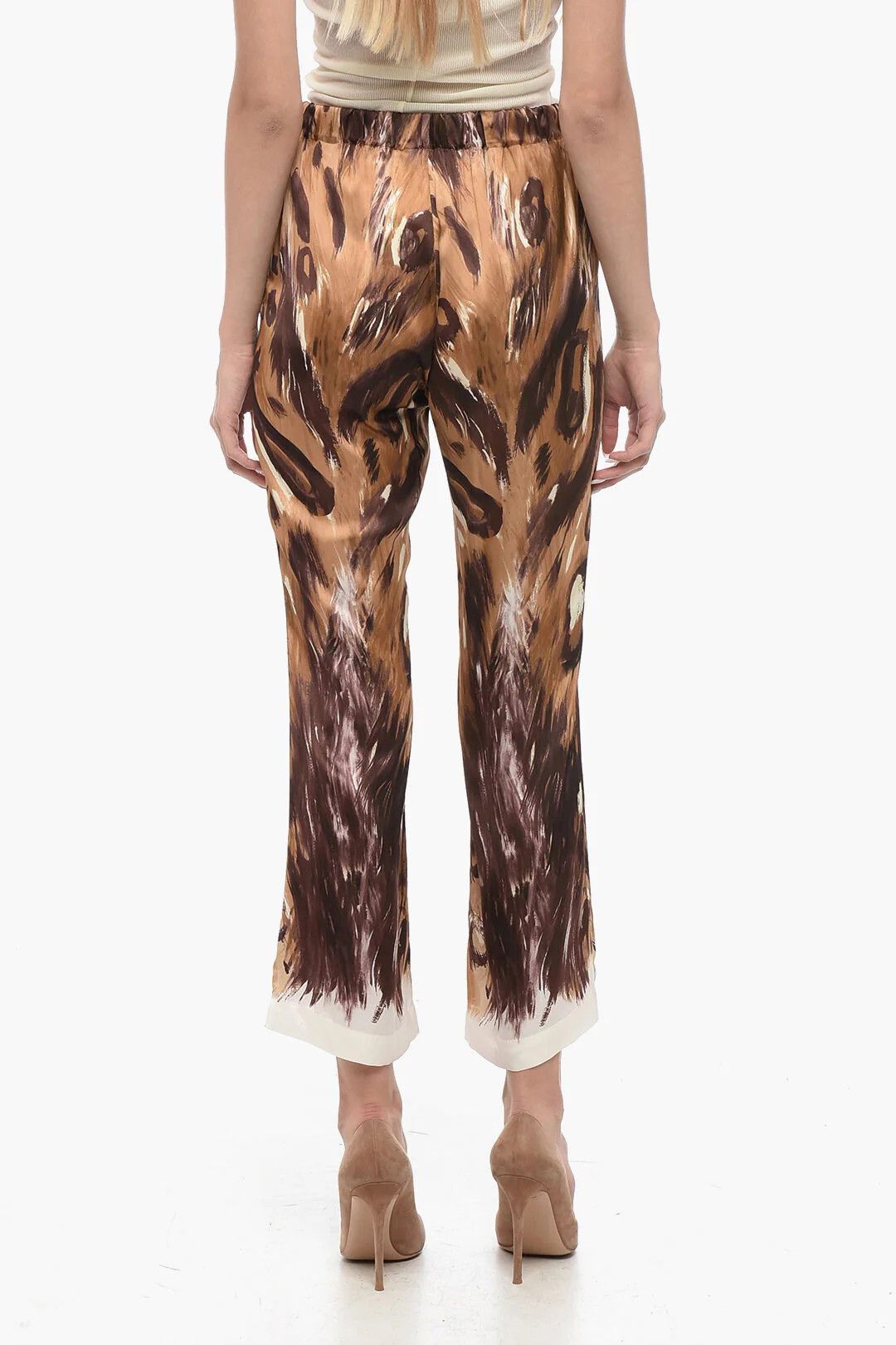 Marni og1mm0326 High-Waist Flared Pant in Brown Size 26" / US 2 / IT 38 - 2 Thumbnail