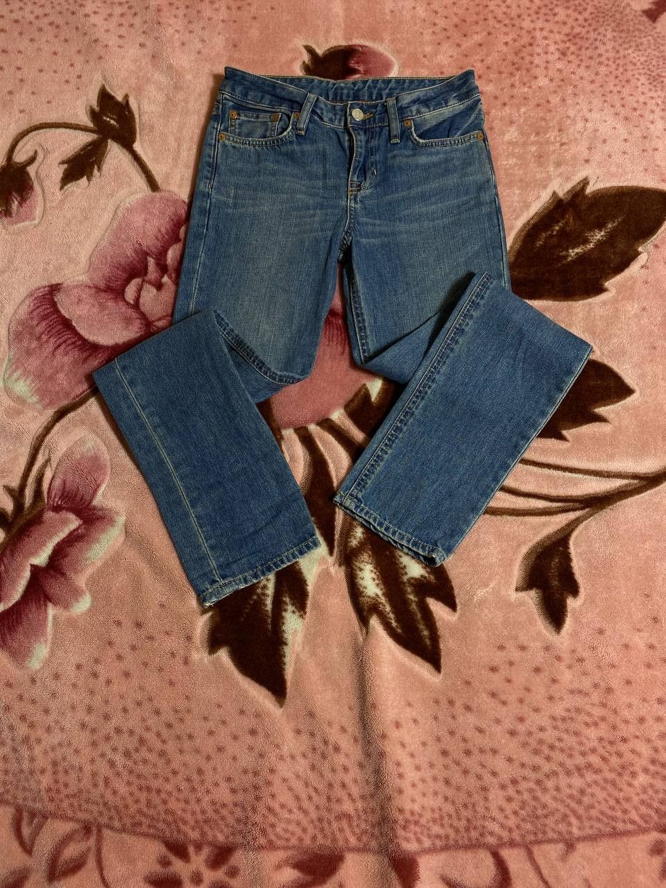 Polo Ralph Lauren × RRL Ralph Lauren × Vintage Crazy Vintage 90s Polo Ralph Lauren Faded Baggy Jeans Size US 27 - 13 Thumbnail