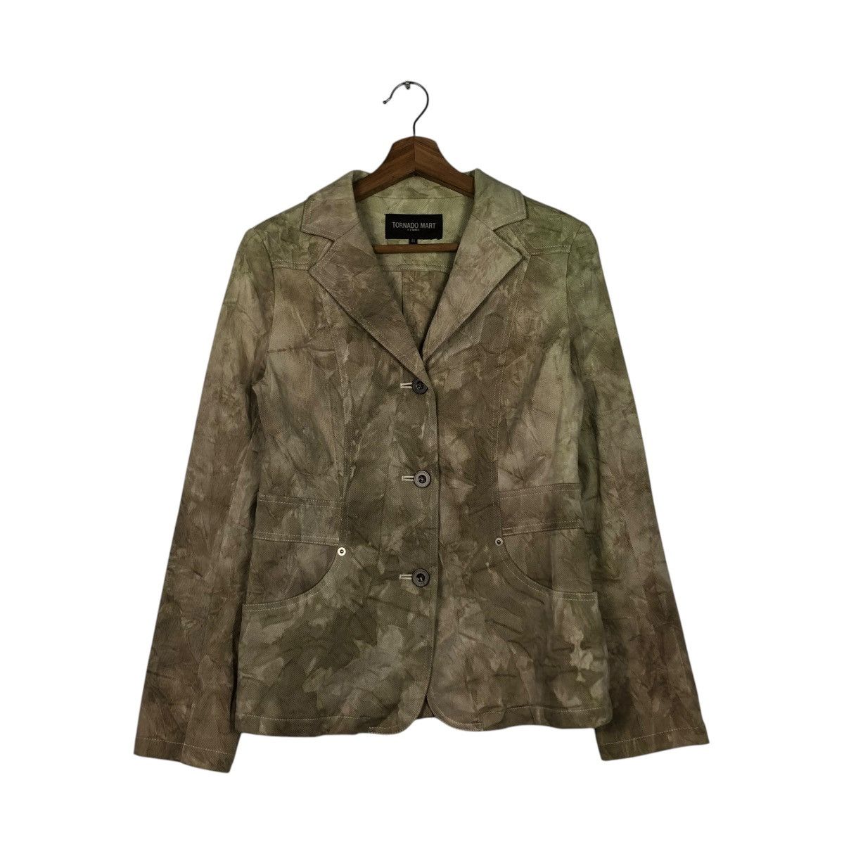Hysteric Glamour 🔥VINTAGE BIKER JACKET ACID WASH DESIGN TORNADO MART Size M / US 6-8 / IT 42-44 - 3 Thumbnail