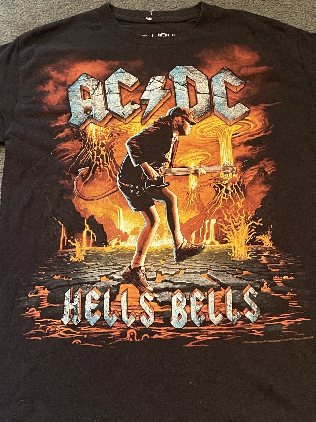 Band Tees × Liquid Blue × Vintage AC/DC X LIQUID BLUE HELLS BELLS TEE Size US S / EU 44-46 / 1 - 3 Thumbnail