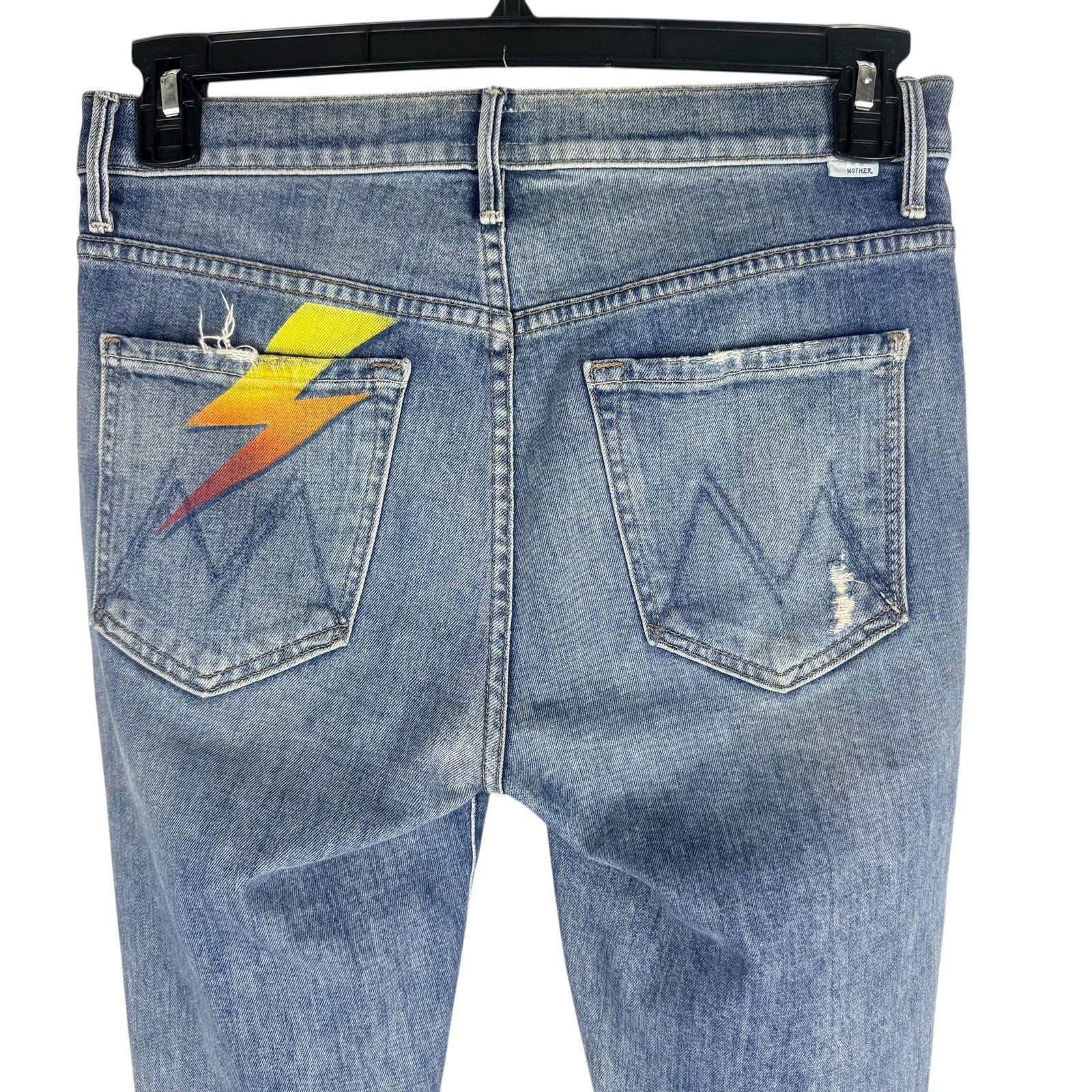 MOTHER Mother The Stunner Ankle Step Fray Helter Skelter Jeans 28 Size 28" / US 6 / IT 42 - 6 Thumbnail