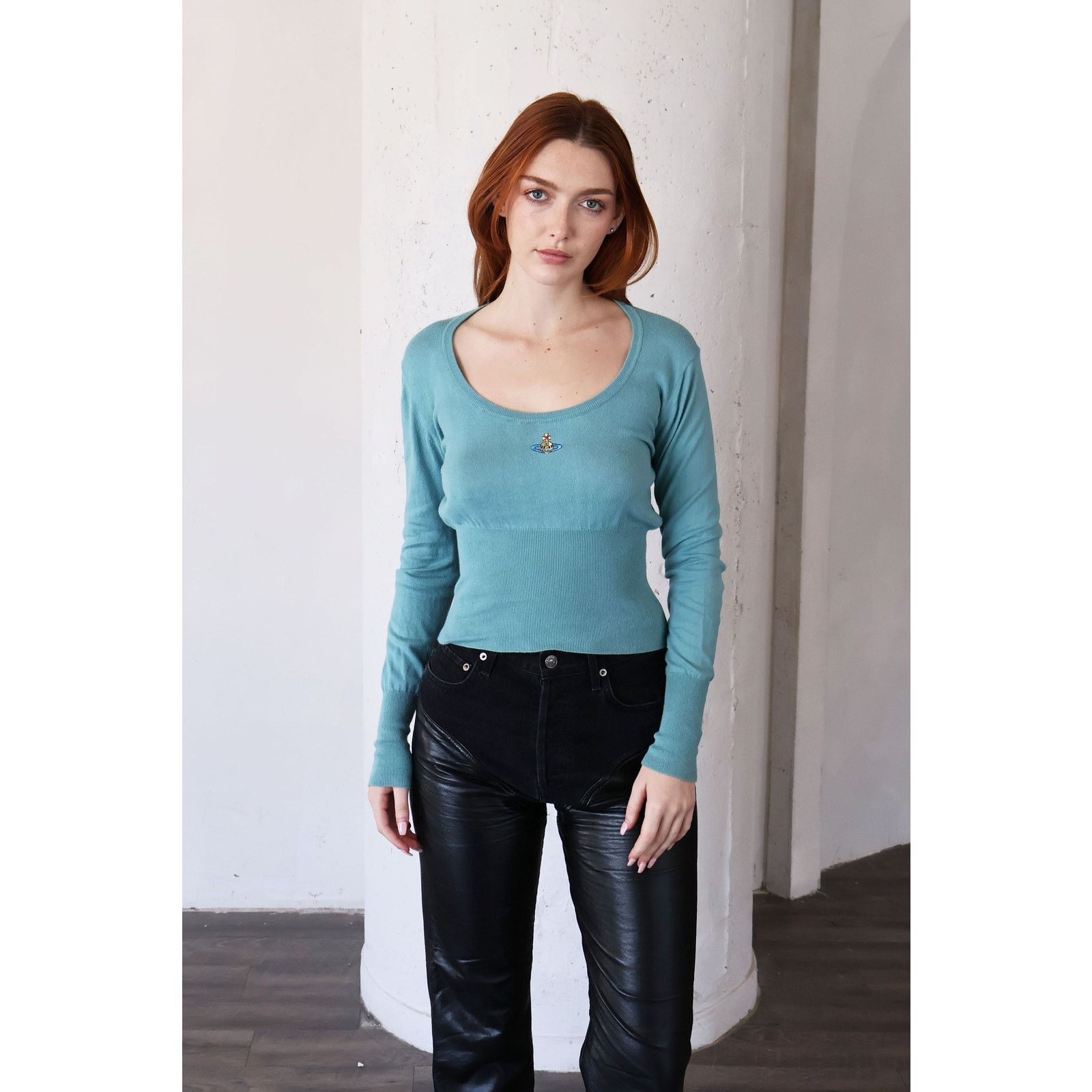 Vivienne Westwood Vintage VIVIENNE WESTWOOD Y2K Blue Orb Top Size S / US 4 / IT 40 - 2 Thumbnail