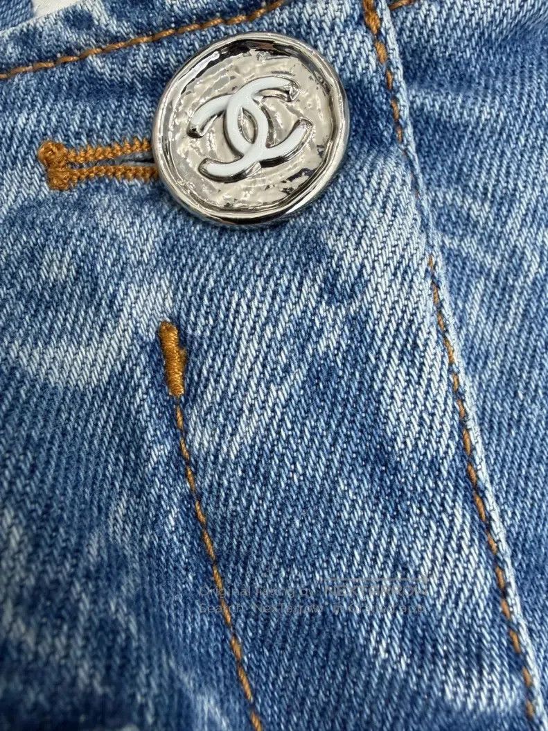 Chanel Chanel Camelia micro-la jeans Size 25" / US 0 / IT 36 - 3 Thumbnail