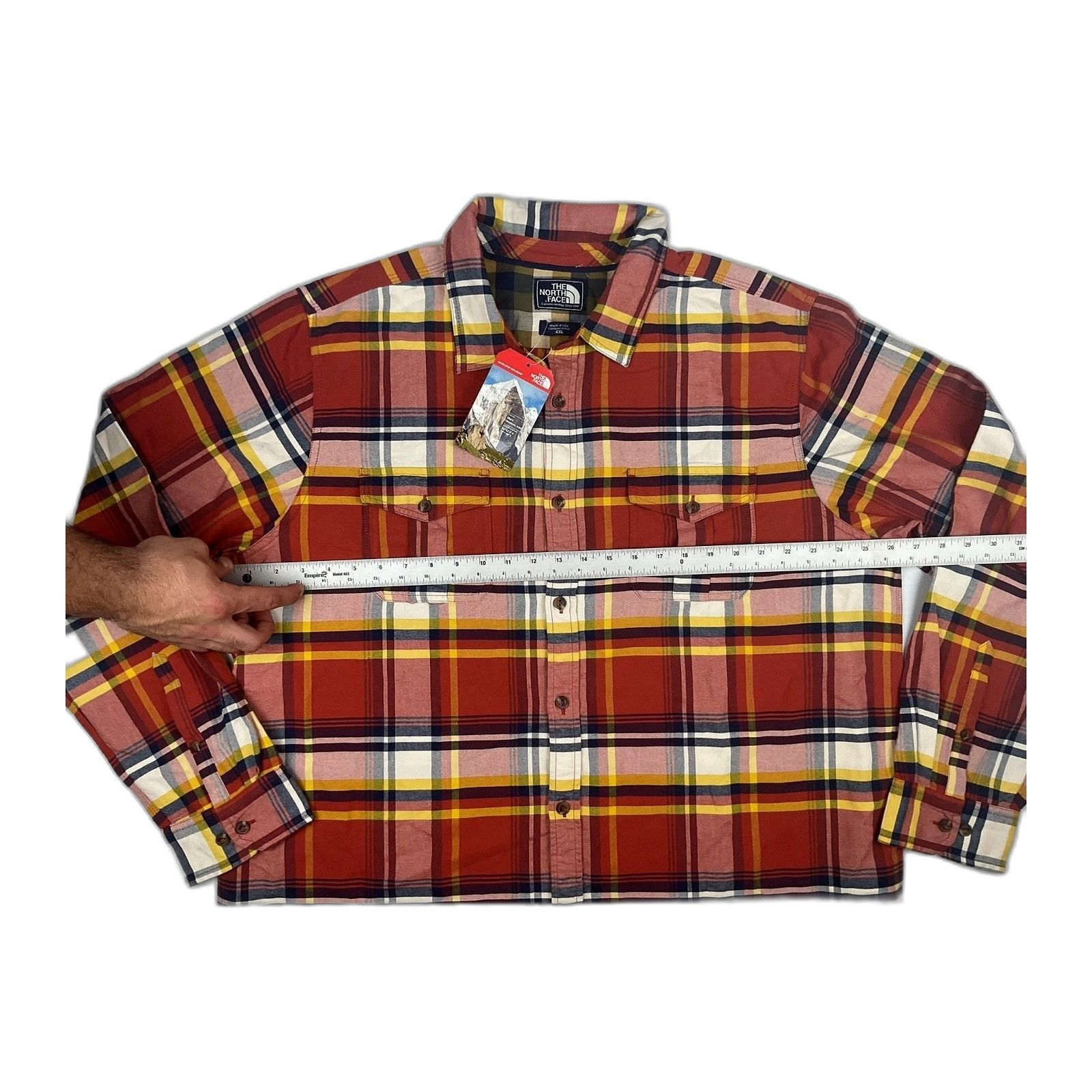 The North Face The North Face NWT Mens Plaid Button Up Shirt NWT Hiking Out Size US XXL / EU 58 / 5 - 5 Thumbnail