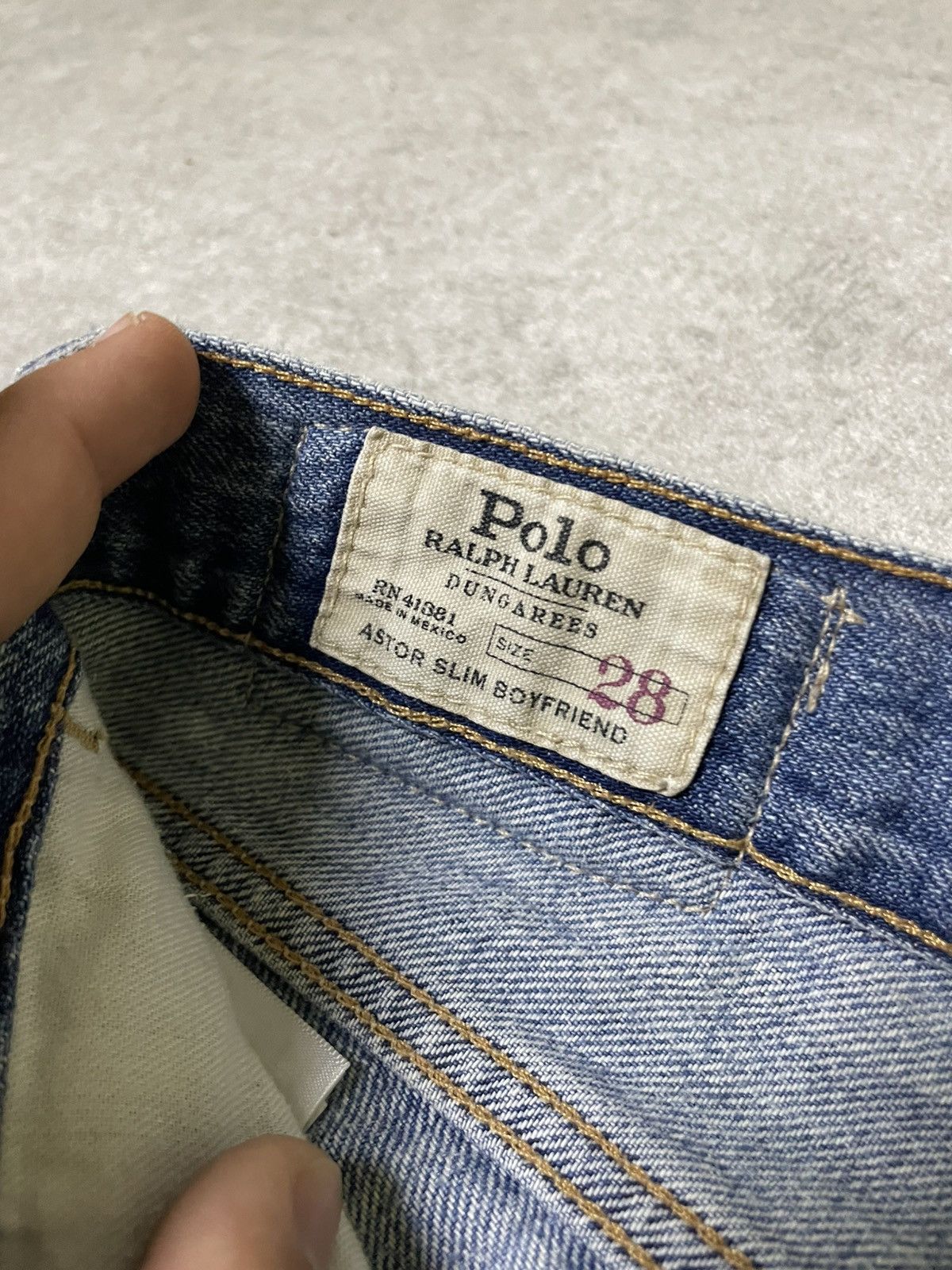 RRL Ralph Lauren RRL Polo Ralph Lauren Fall RaRe 2010 Distress Denim Size US 28 / EU 44 - 10 Thumbnail