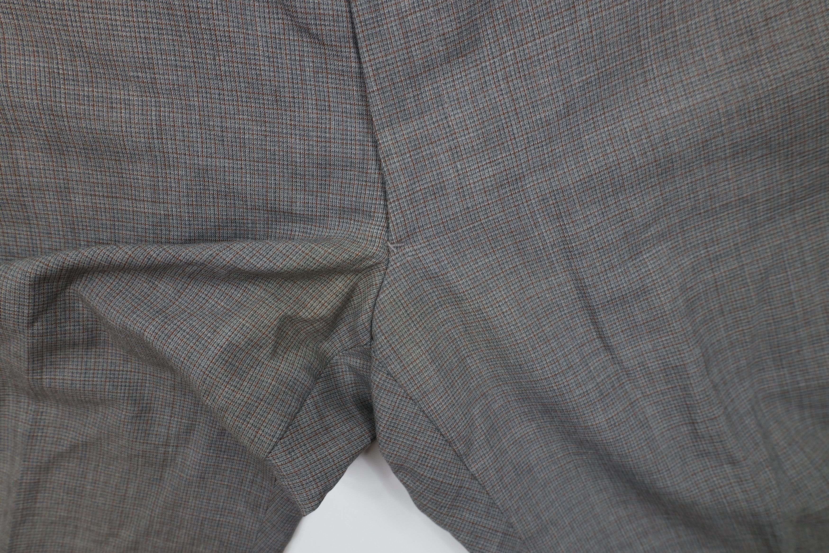 Vintage Vintage 60s 70s Streetwear Wide Leg Chino Pants Plaid USA Size US 34 / EU 50 - 5 Thumbnail