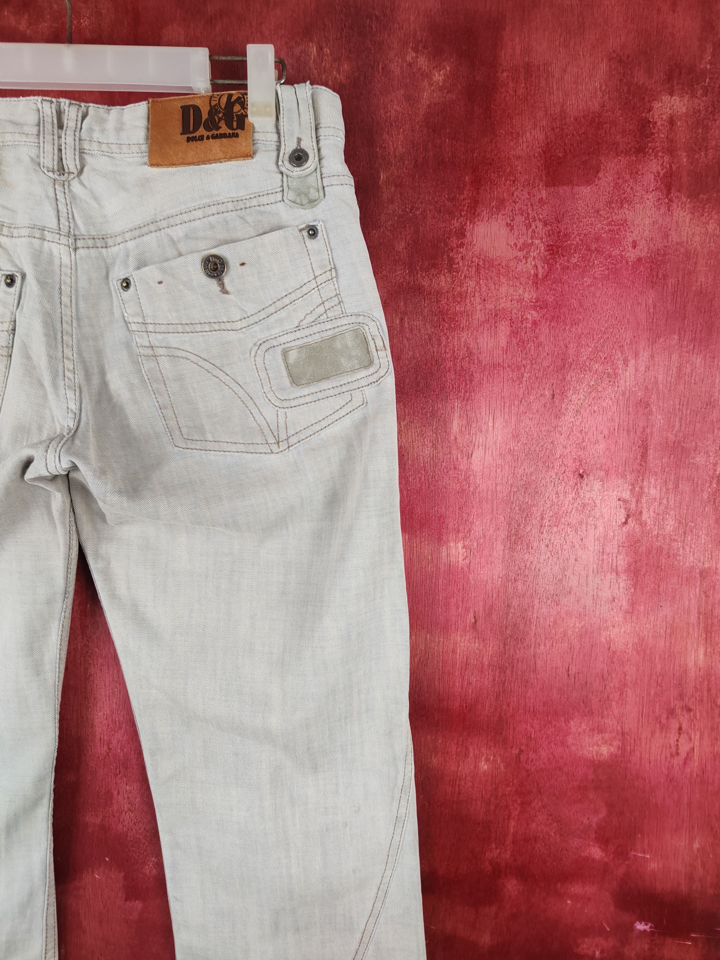Dolce & Gabbana DL Dolce & Gabbana Blue Faded vintage Soft Denim #S1324 Size US 32 / EU 48 - 12 Thumbnail