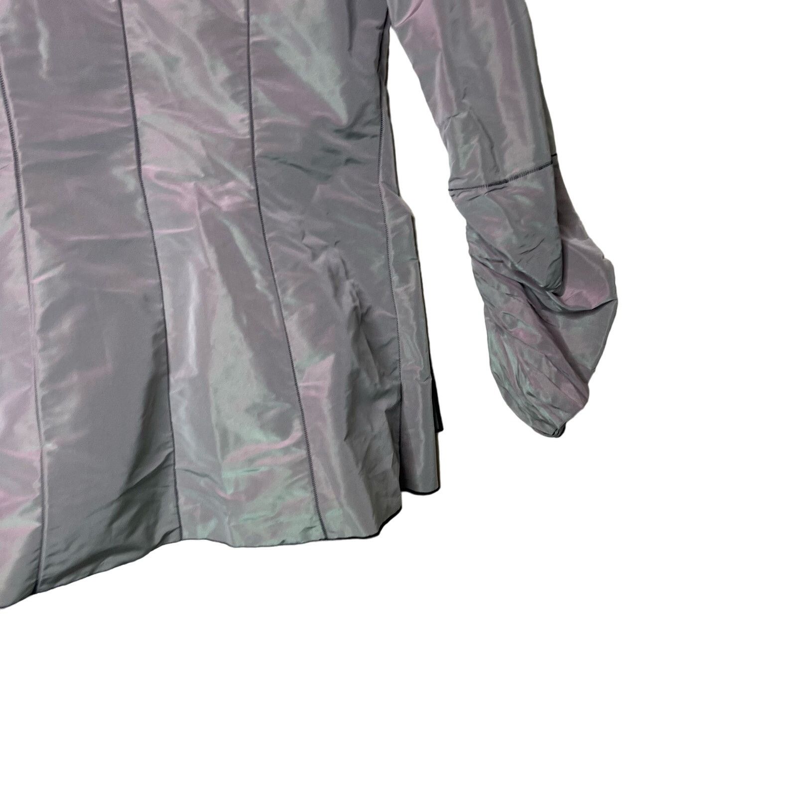 Other Szymkowicz Metallic Single Layer V Neck Blazer Gray Womens M Size M / US 6-8 / IT 42-44 - 9 Thumbnail