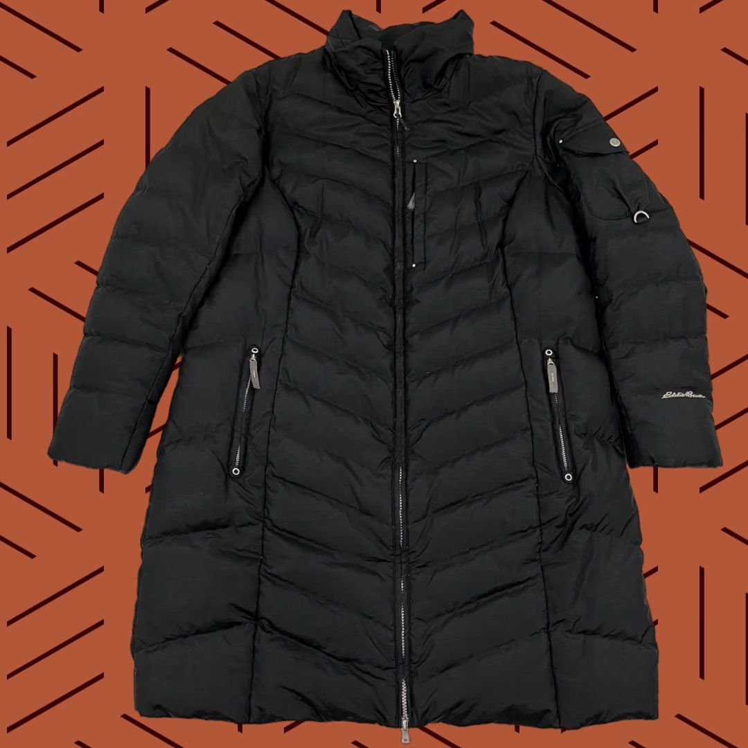 Eddie Bauer Eddie Bauer Jacket Womens 1X Black Down Puffer Winter Outdoors Parka Coat Size XL / US 12-14 / IT 48-50 - 1 Thumbnail