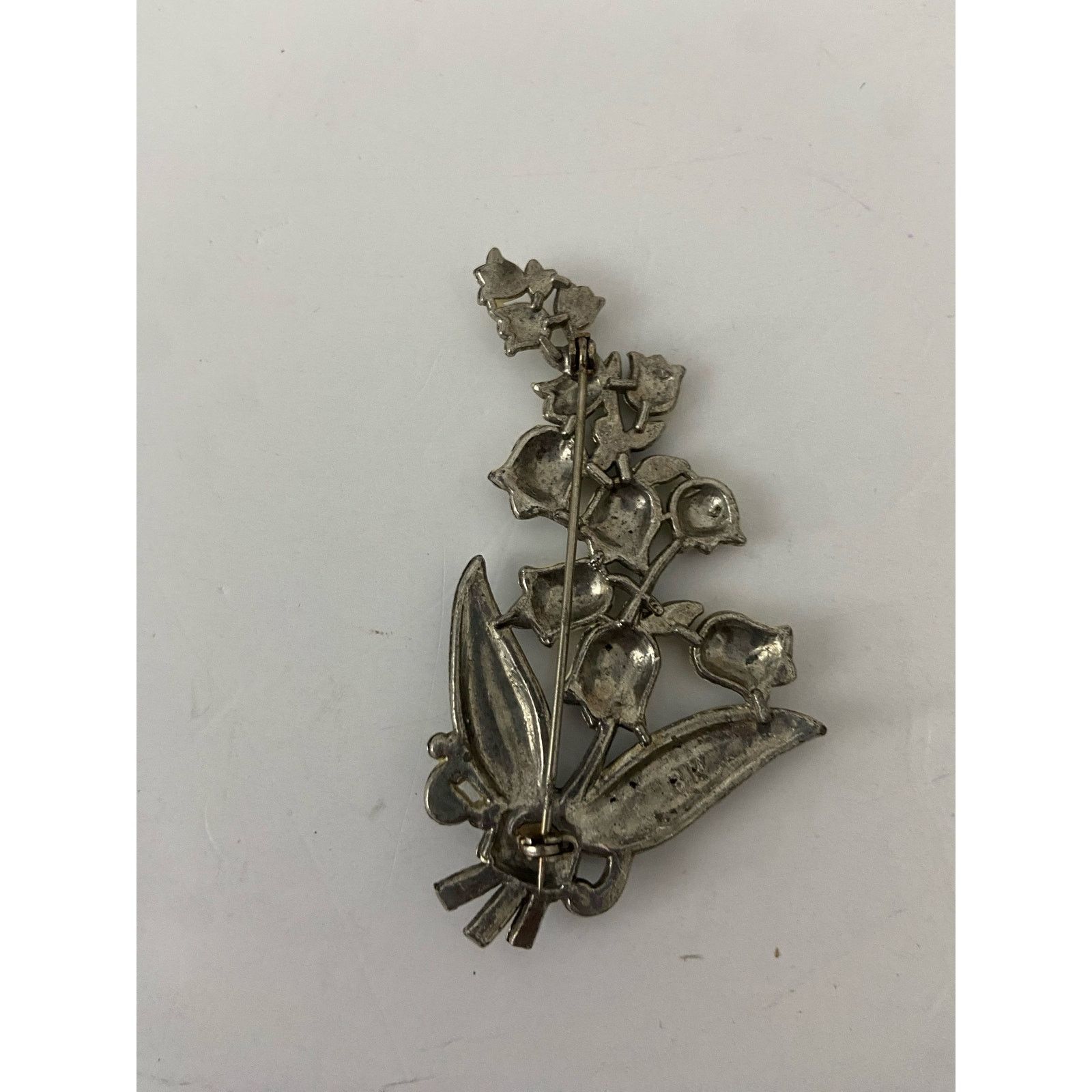 Vintage Vintage yellow lily of the valley brooch Size ONE SIZE - 3 Thumbnail