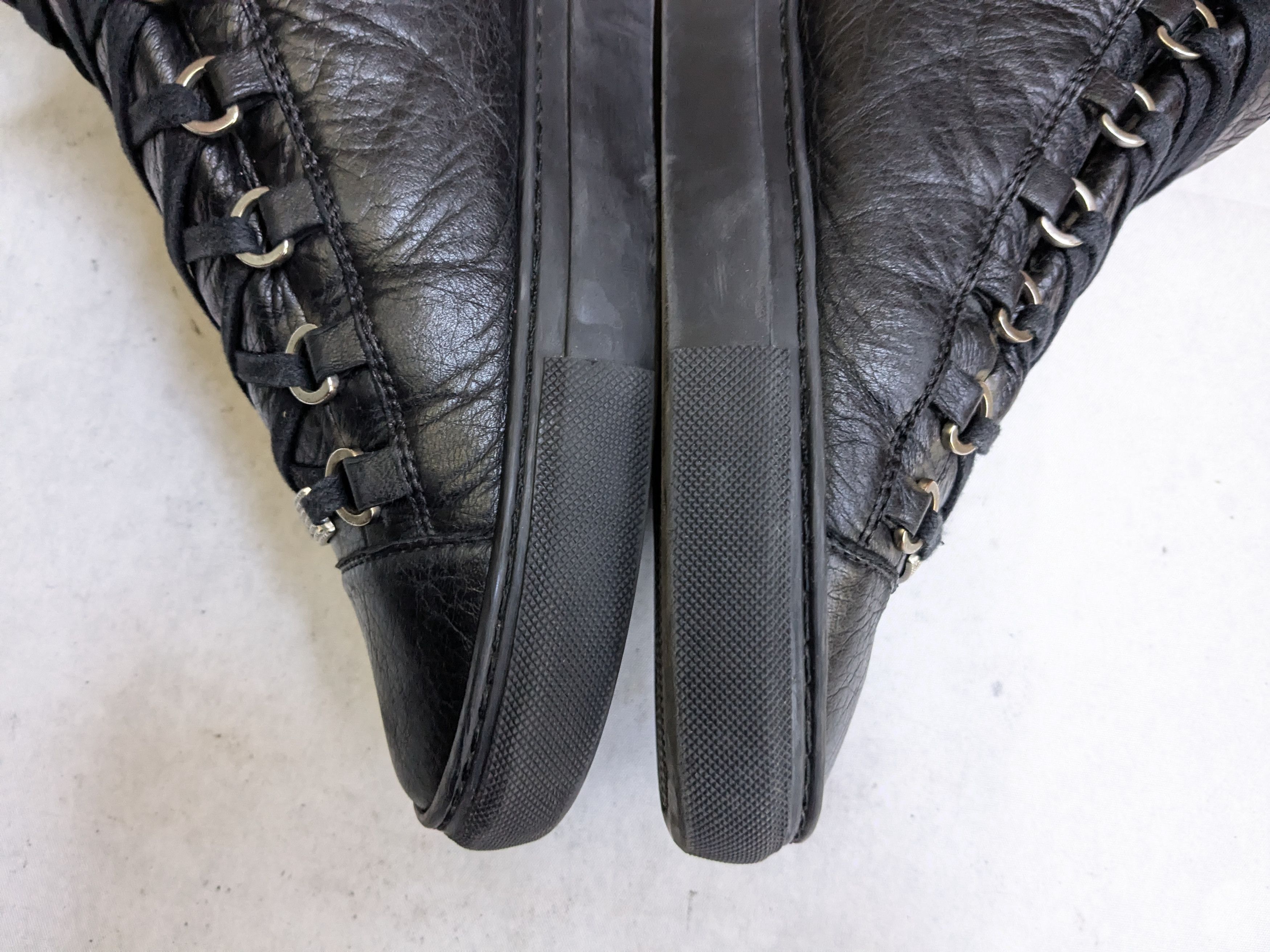 Balenciaga Balenciaga Arena Sneakers Black 9 High Tops Leather Size US 9 / EU 42 - 12 Thumbnail