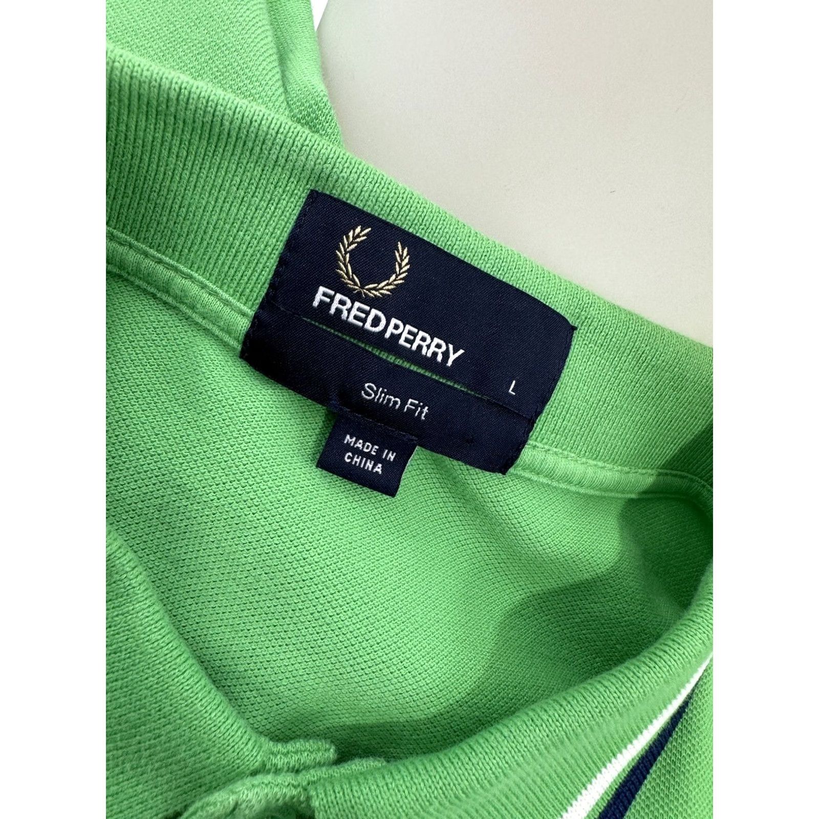 Fred Perry Fred Perry Polo Shirt Embroidered Slim M L Green Men Polo Slim Fit Adult Medium Mens Size US M / EU 48-50 / 2 - 5 Thumbnail
