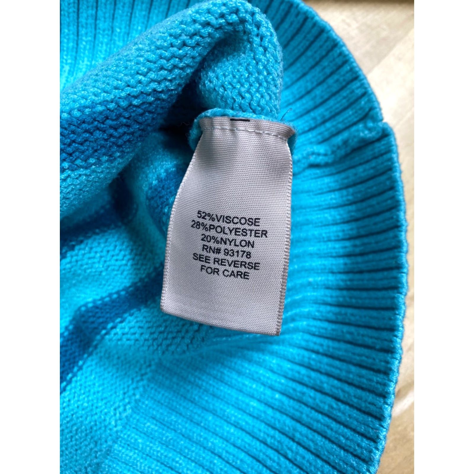 Vintage Philosophy Sweater Womens M Blue Knit Casual Crew Neck Long Sleeve Size M / US 6-8 / IT 42-44 - 7 Thumbnail