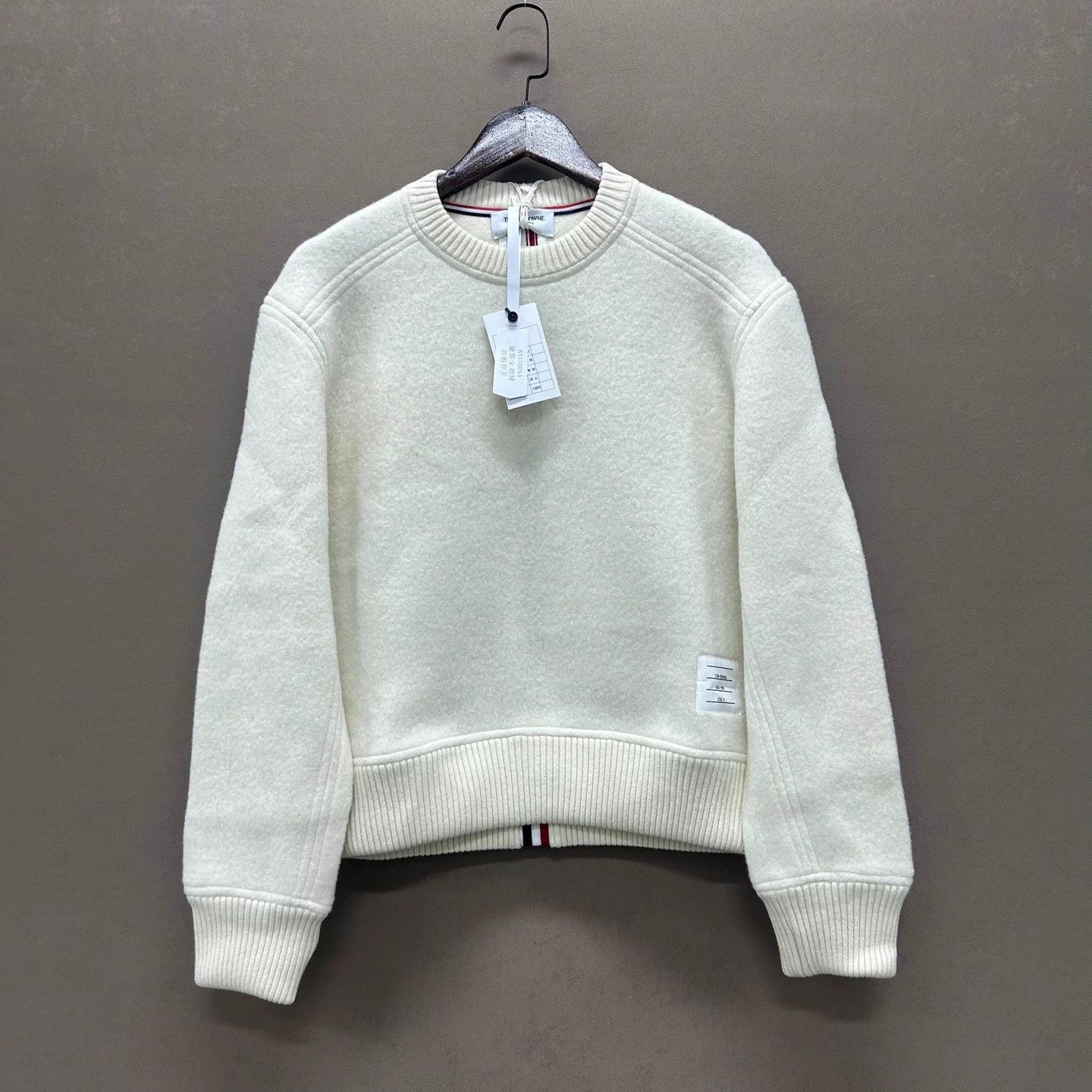 Thom Browne THOM BROWNE cashmere hoodie size 0 new Size US XS / EU 42 / 0 - 1 Thumbnail