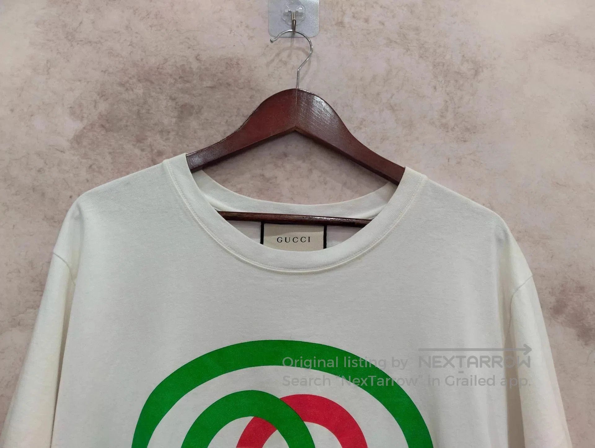 Gucci White Short Sleeve Logo Print T. Size US XS / EU 42 / 0 - 3 Thumbnail