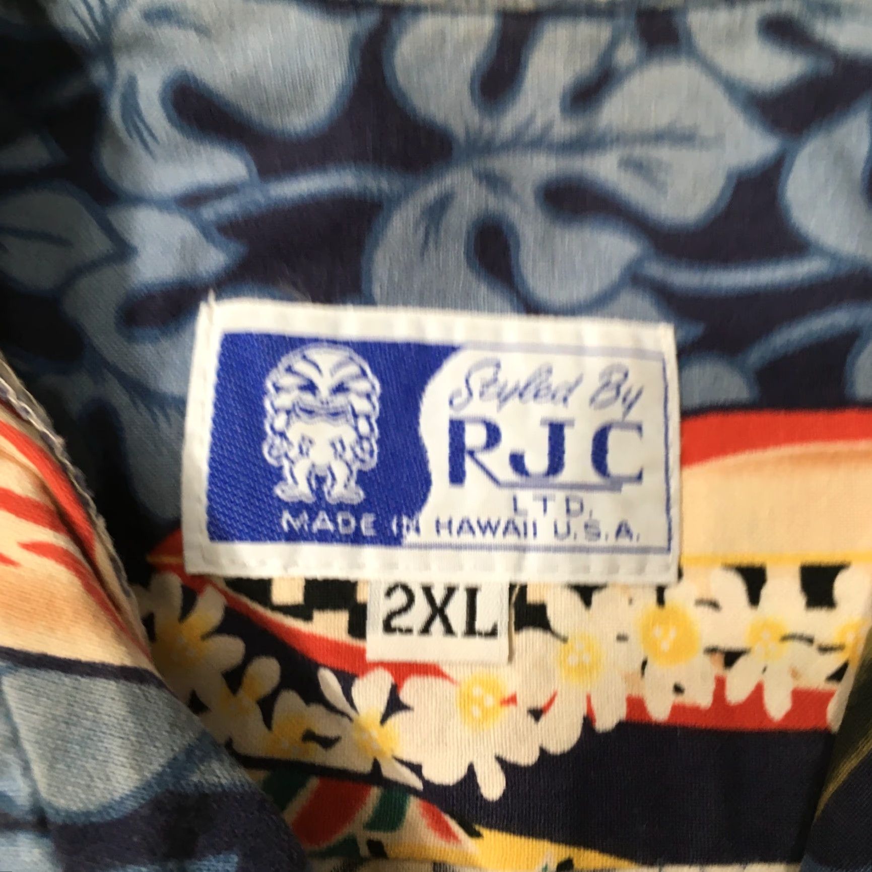 Vintage VINTAGE RJC Hawaiian Shirt Mens 2XL SURFER Lightweight distressed needs repairs Size US XXL / EU 58 / 5 - 4 Thumbnail