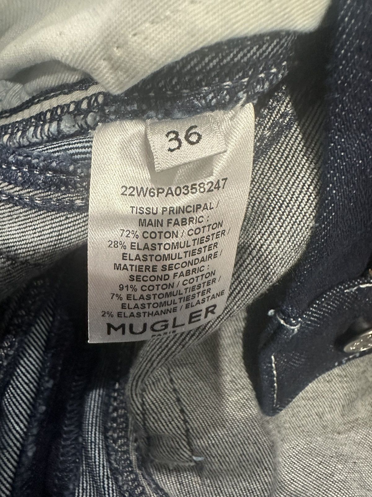 Mugler Mugler Twist Panel Jeans Size 26" / US 2 / IT 38 - 6 Thumbnail