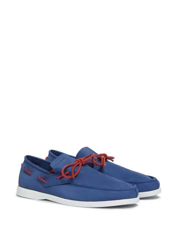 Marni o1w1db10426 Slip-On Leather Loafers in Blue Size US 10 / EU 43 - 2 Thumbnail