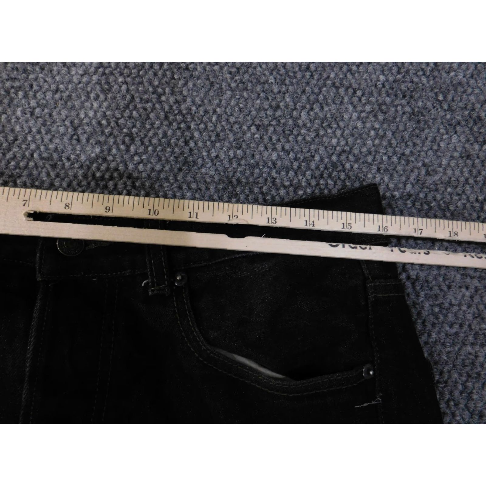 Levi's Levi's 501 Jeans Mens 34x32 Black Denim Button Fly Straight Red Tab Vintage No (adjusted) Size US 34 / EU 50 - 5 Thumbnail