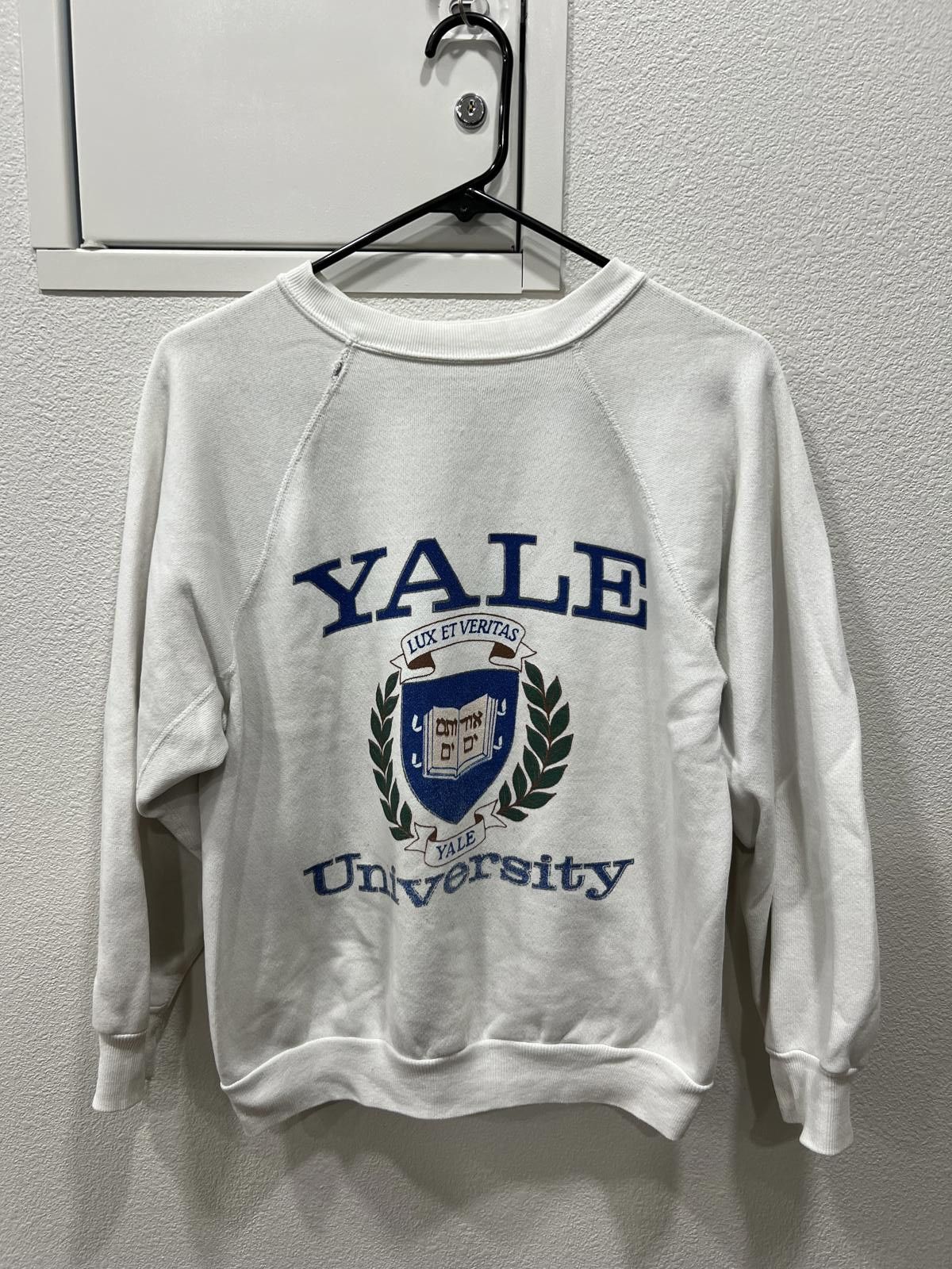 Designer 80s Yale University Collegiate Crewneck Size US M / EU 48-50 / 2 - 1 Thumbnail