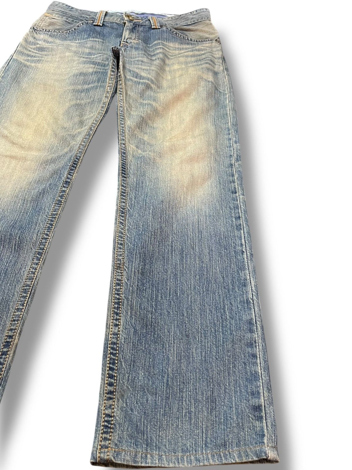 Beauty Beast × Edwin × Japanese Brand Vintage Edwin Exclusive Vintage Mudwash Faded Denim Size US 31 - 4 Thumbnail