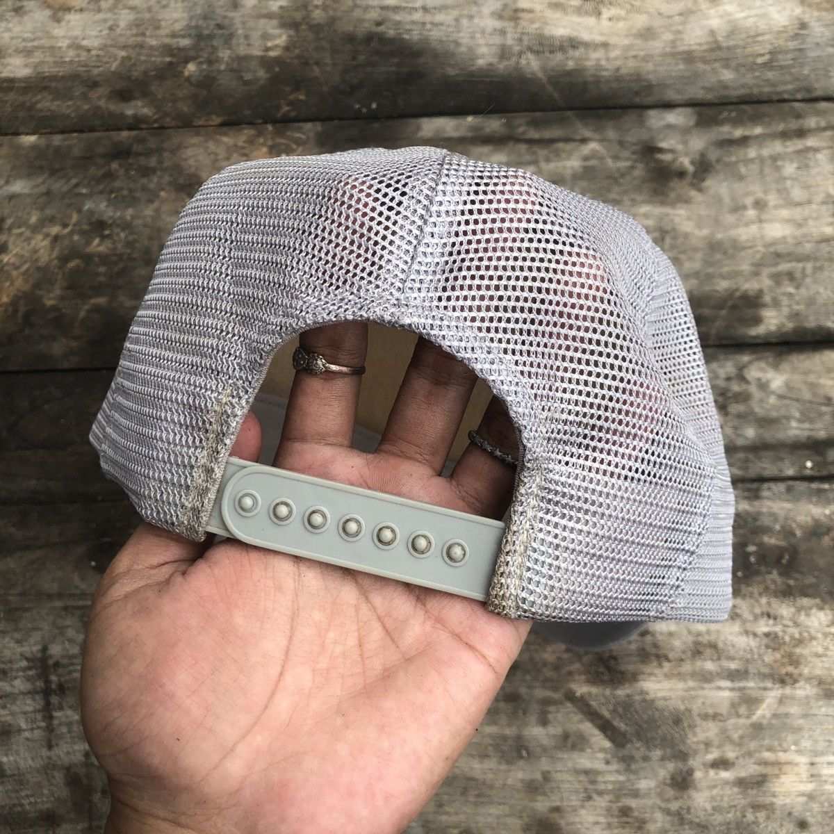 Vintage Vintage 1990’s Bass Pro Shops Foam Puffy Print Trucker Hat Size ONE SIZE - 5 Thumbnail