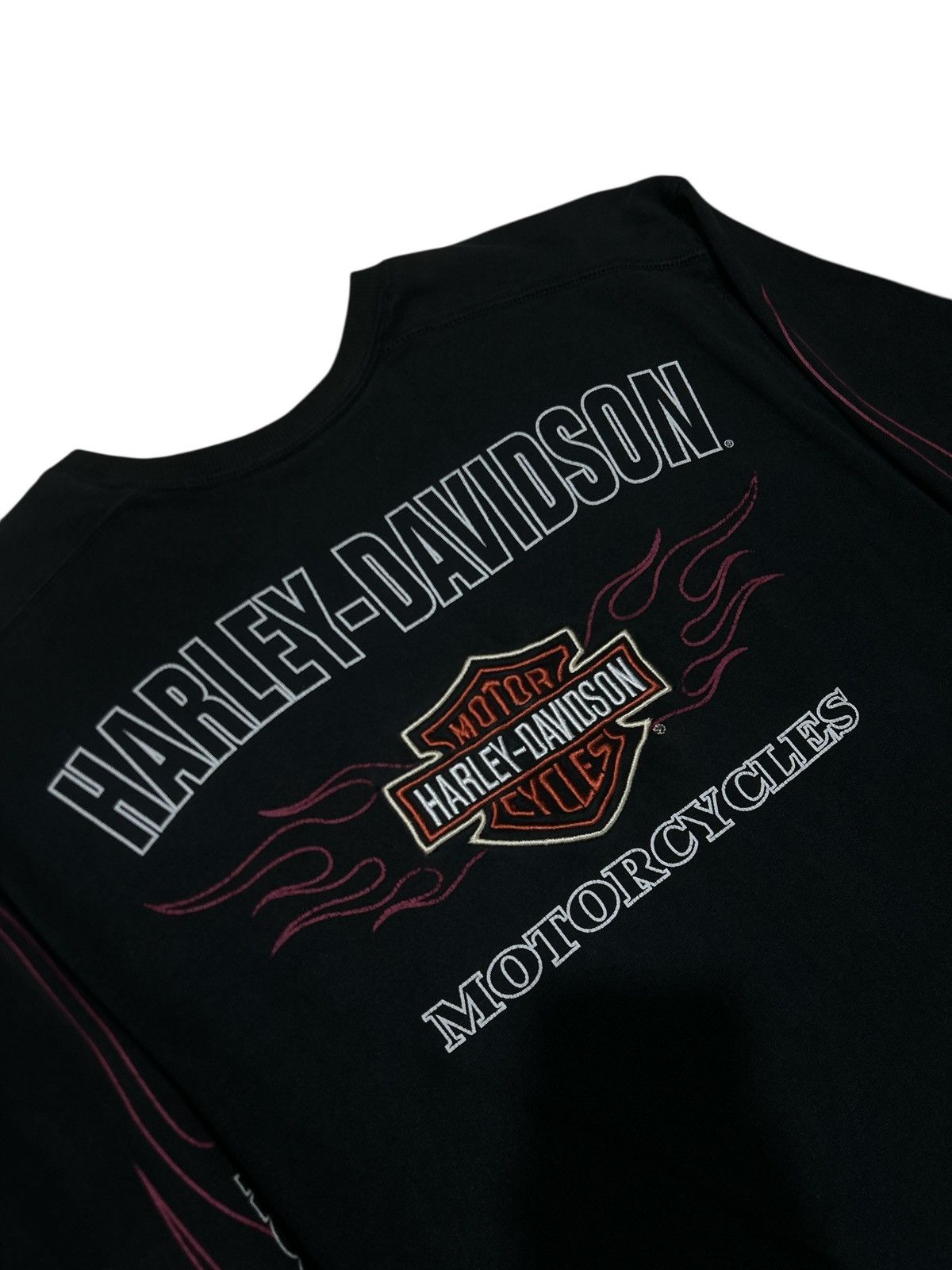 Harley Davidson ⚡️ BINDING OFFER ⚡️Vintage 00s Harley Davidson Flame🔥 Size US M / EU 48-50 / 2 - 4 Thumbnail