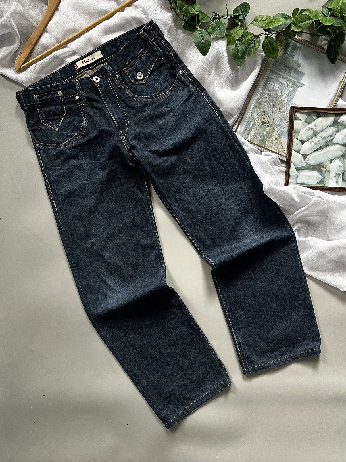 Levi's Vintage Clothing Archive Levi's Red Tab "Diamond Pocket" Custom Denim Size US 30 / EU 46 - 8 Thumbnail