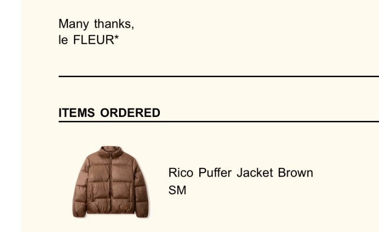 image of Rico Puffer Jacket Golf Le Fleur Brown, Men's (Size Small)