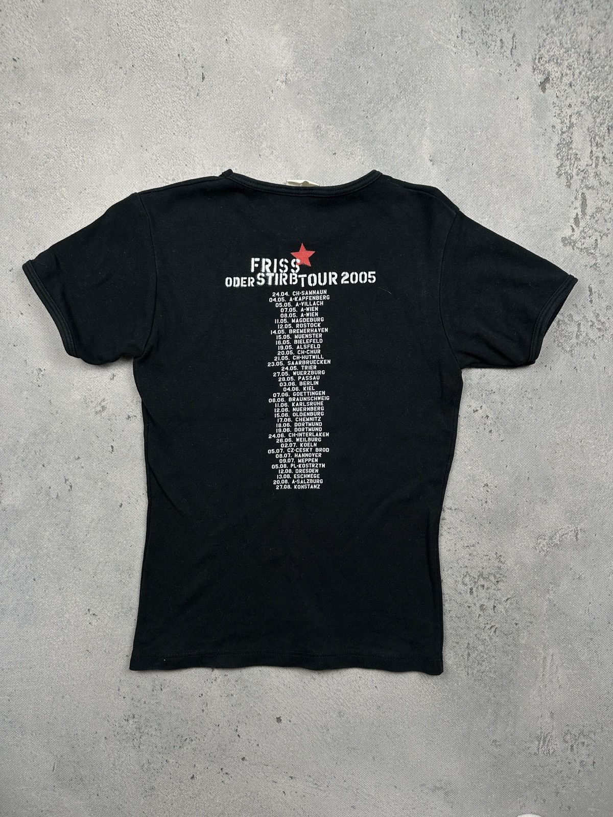 Band Tees Die Toten Hosen Friss oder Stirb Tour 2005 Vintage Band y2k Size S / US 4 / IT 40 - 2 Thumbnail