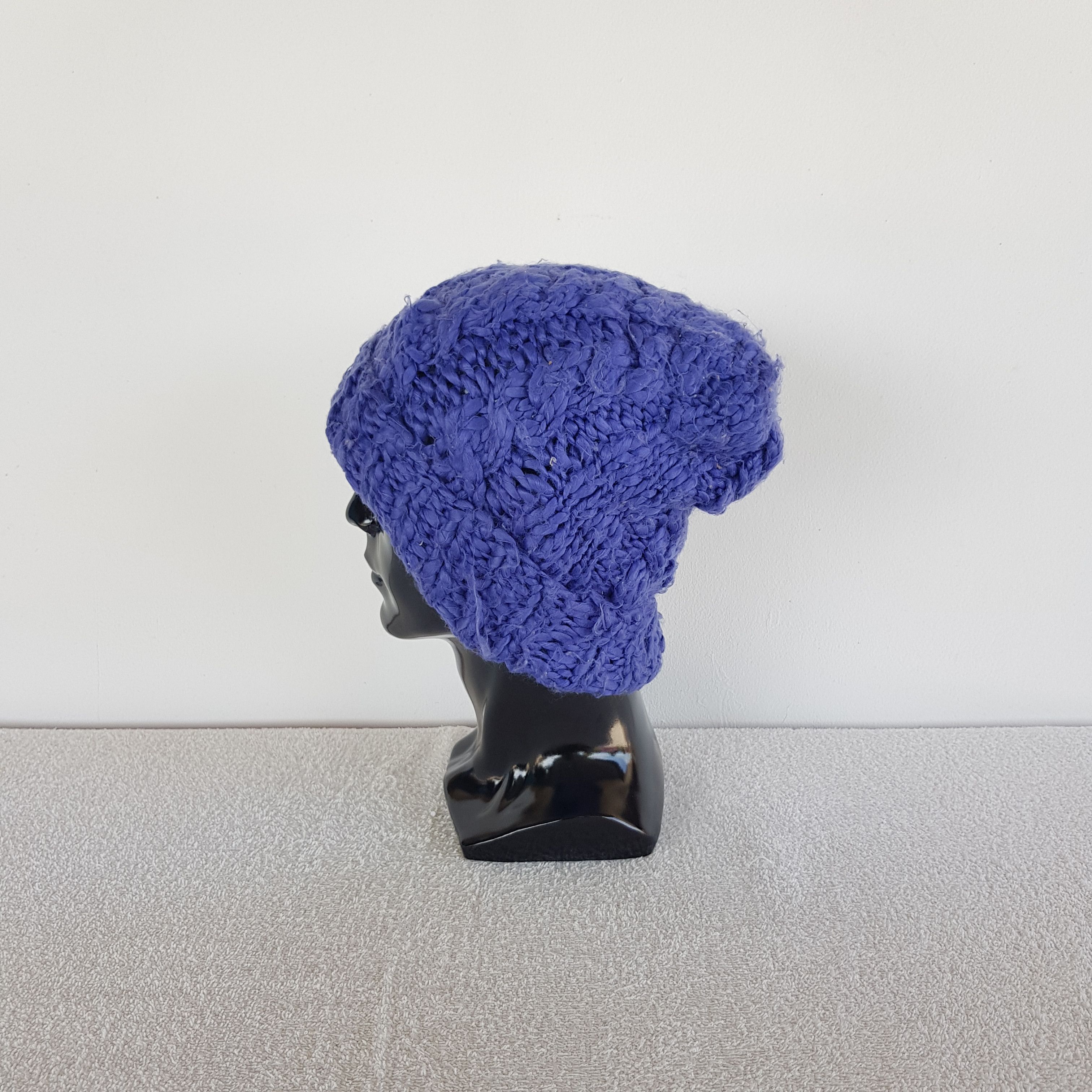 Japanese Brand Vintage RNA Japanese Beanie Crochet Aran Isle Snow Caps Hats Size ONE SIZE - 4 Thumbnail