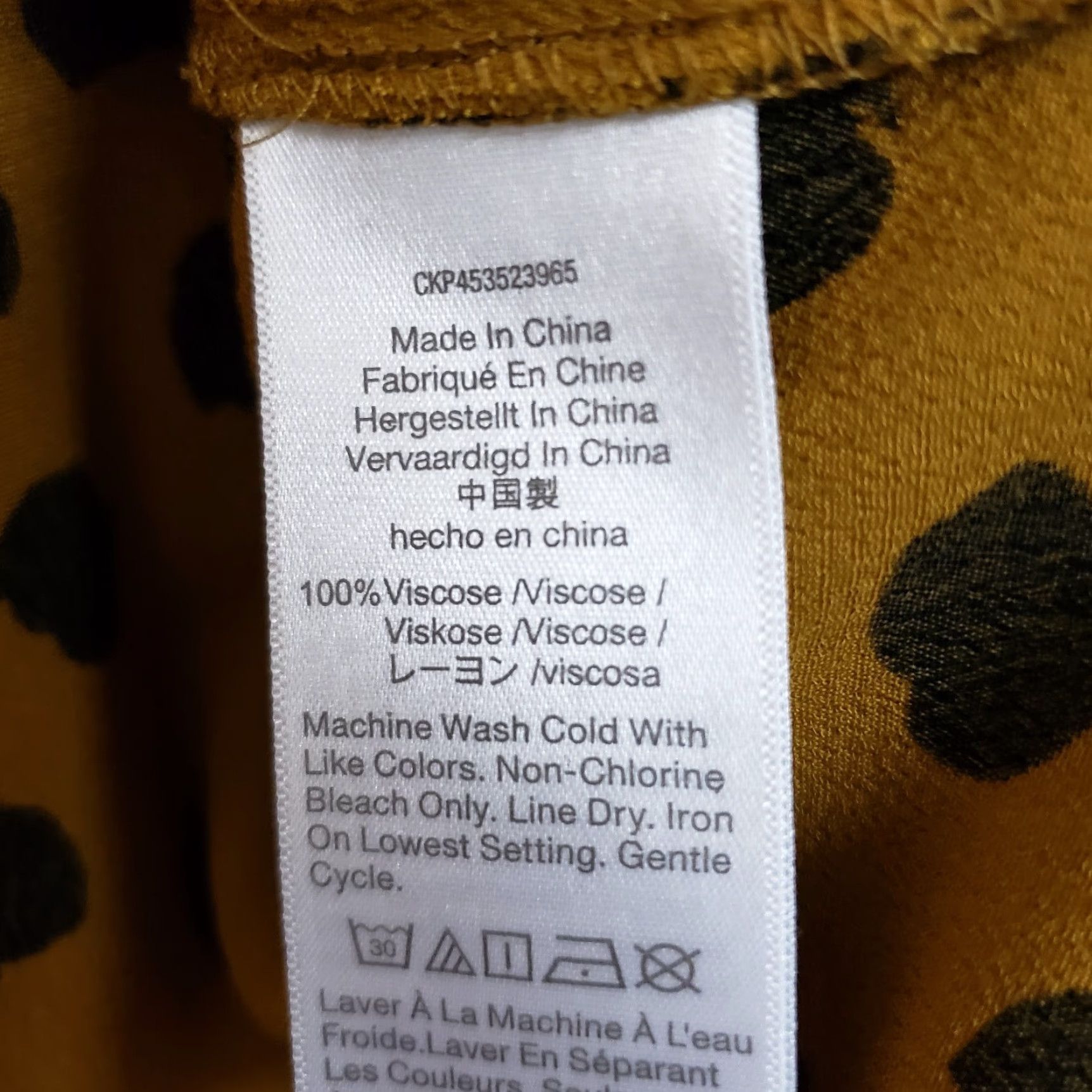 Madewell Madewell Womens Blouse Sash Tie Wrap Top Painted Spots V-Neck Short Sleeve Sz S Multicolor Womens Size S / US 4 / IT 40 - 5 Thumbnail