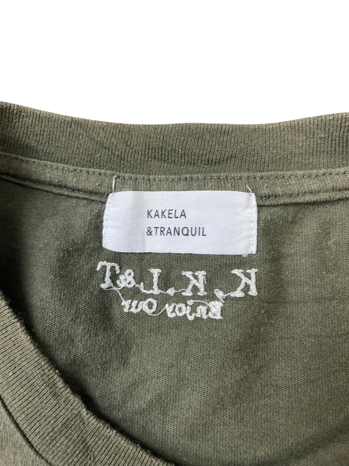 Japanese Brand Vintage Kakela & Tranquil Long Sleeve Tshirt Size US L / EU 52-54 / 3 - 6 Thumbnail