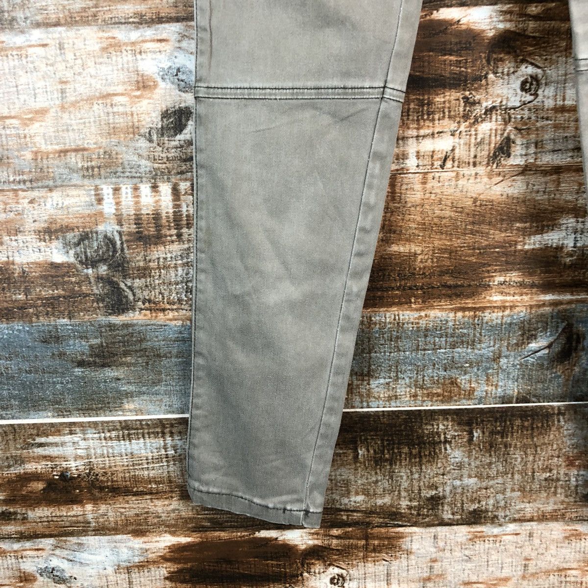 Japanese Brand Spiral Temp Green Cargo Multipocket Pants #A2456 Size 25" / US 0 / IT 36 - 11 Thumbnail