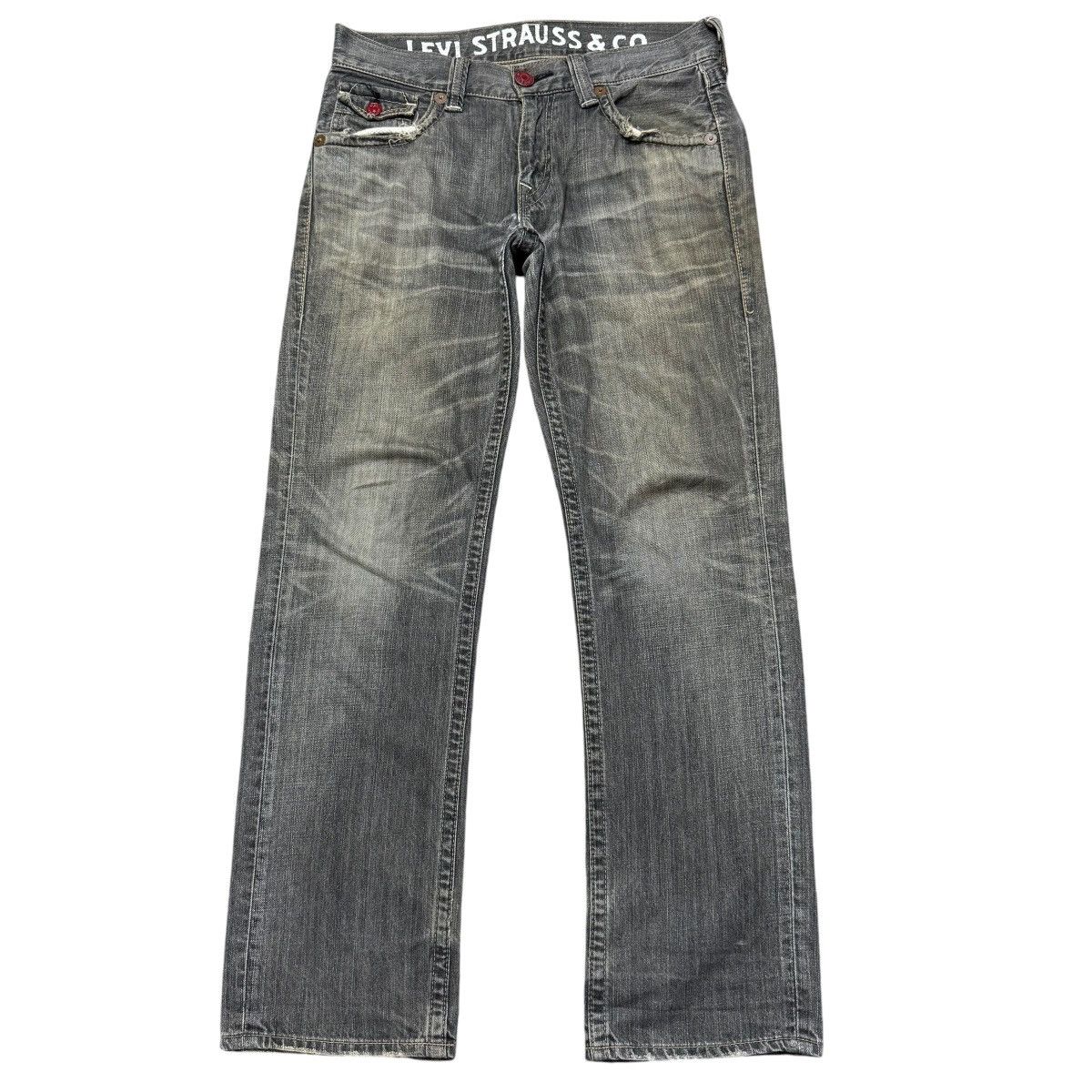 Levi's Vintage Levis 502 Big Pocket Distressed Jeans Size US 34 / EU 50 - 2 Thumbnail