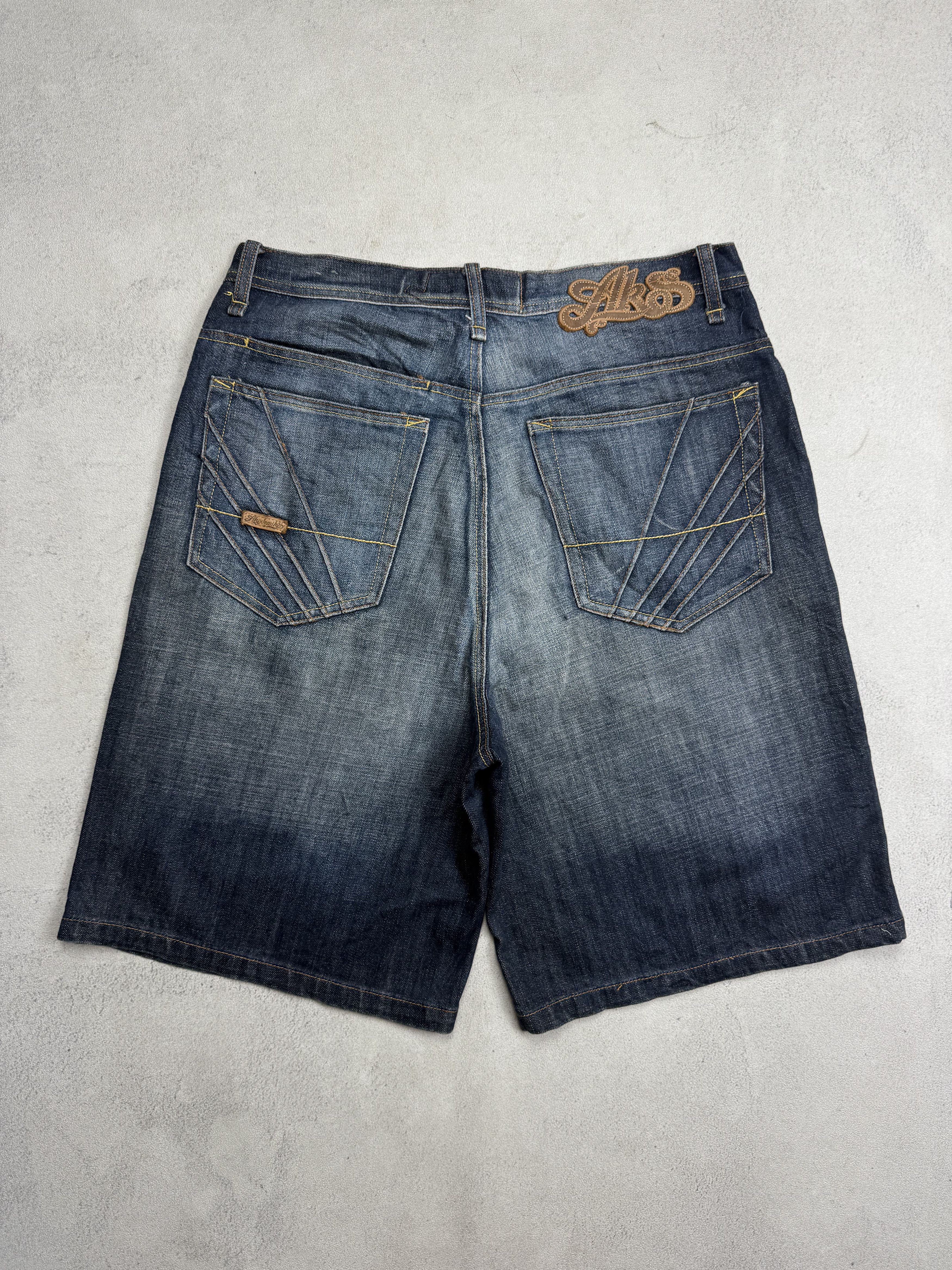 Akademiks Vintage Y2K Akademiks Baggy Shorts Denim Jorts Size US 34 / EU 50 - 4 Thumbnail