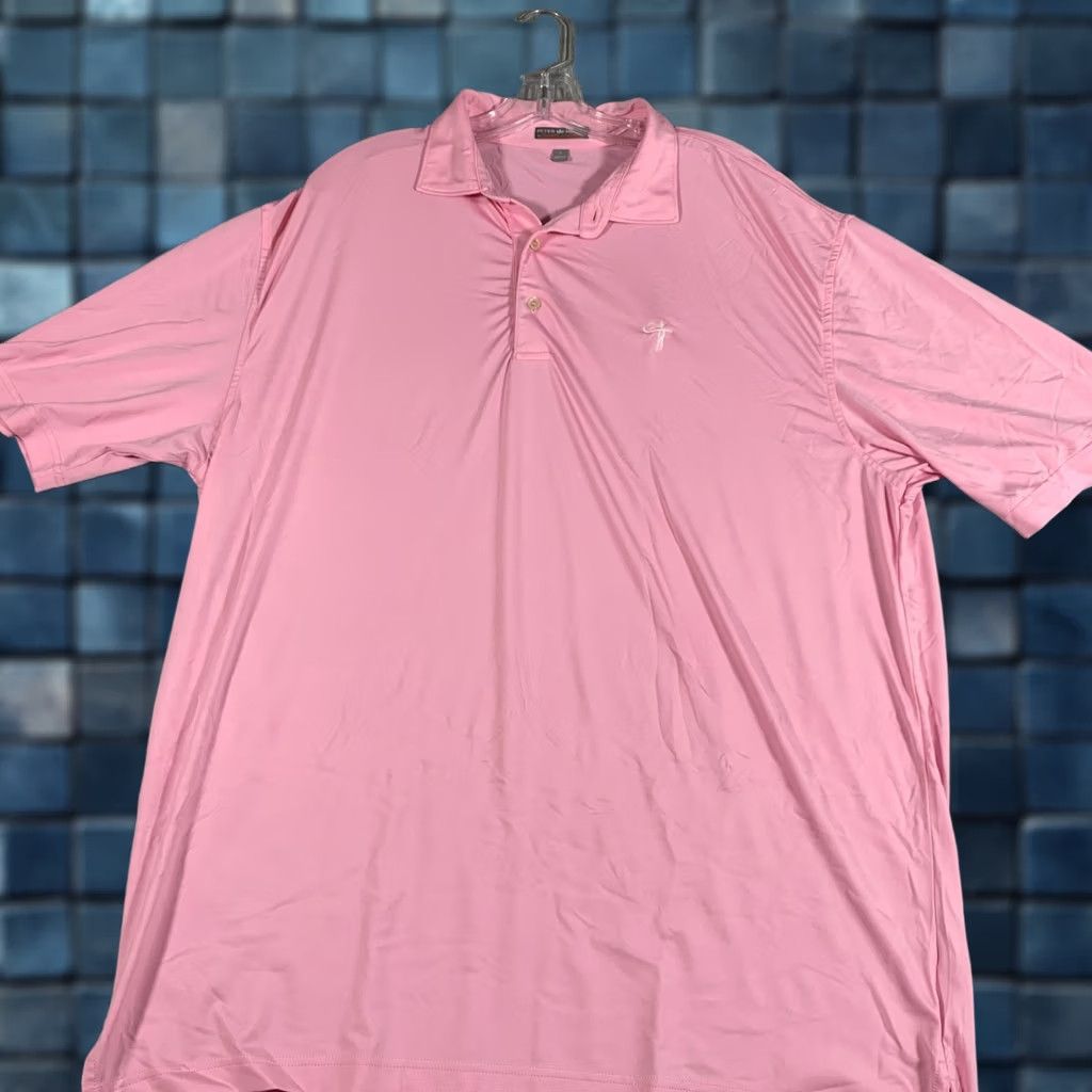 Peter Millar Peter Millar Polo Shirt Mens Large Pink Summer Comfort Golf Performance Stretch Shirt Size US L / EU 52-54 / 3 - 1 Thumbnail