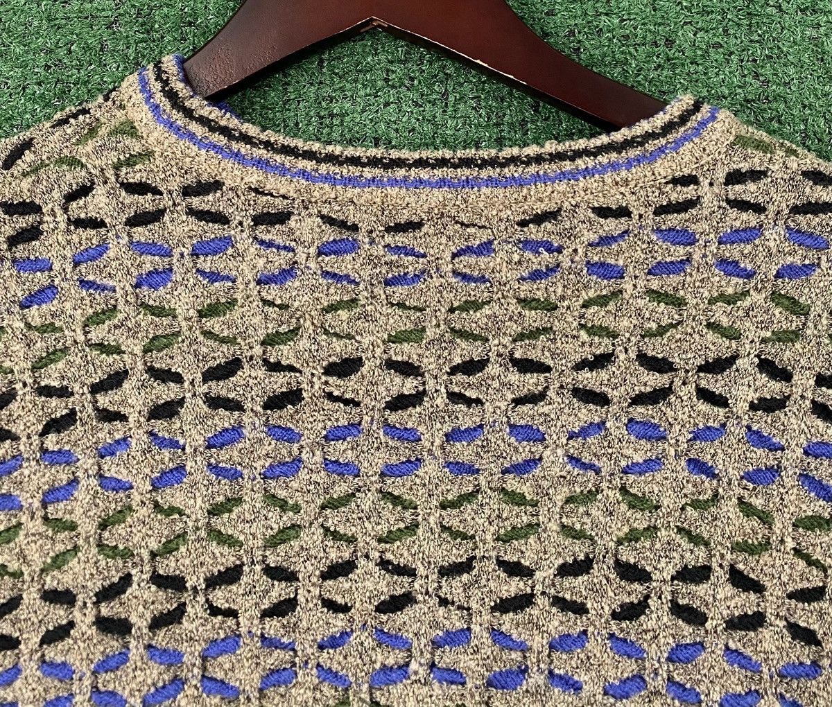 St. Croix 80’s St. Croix Multicolor Textured Patterned Sweater Large Size US L / EU 52-54 / 3 - 6 Thumbnail
