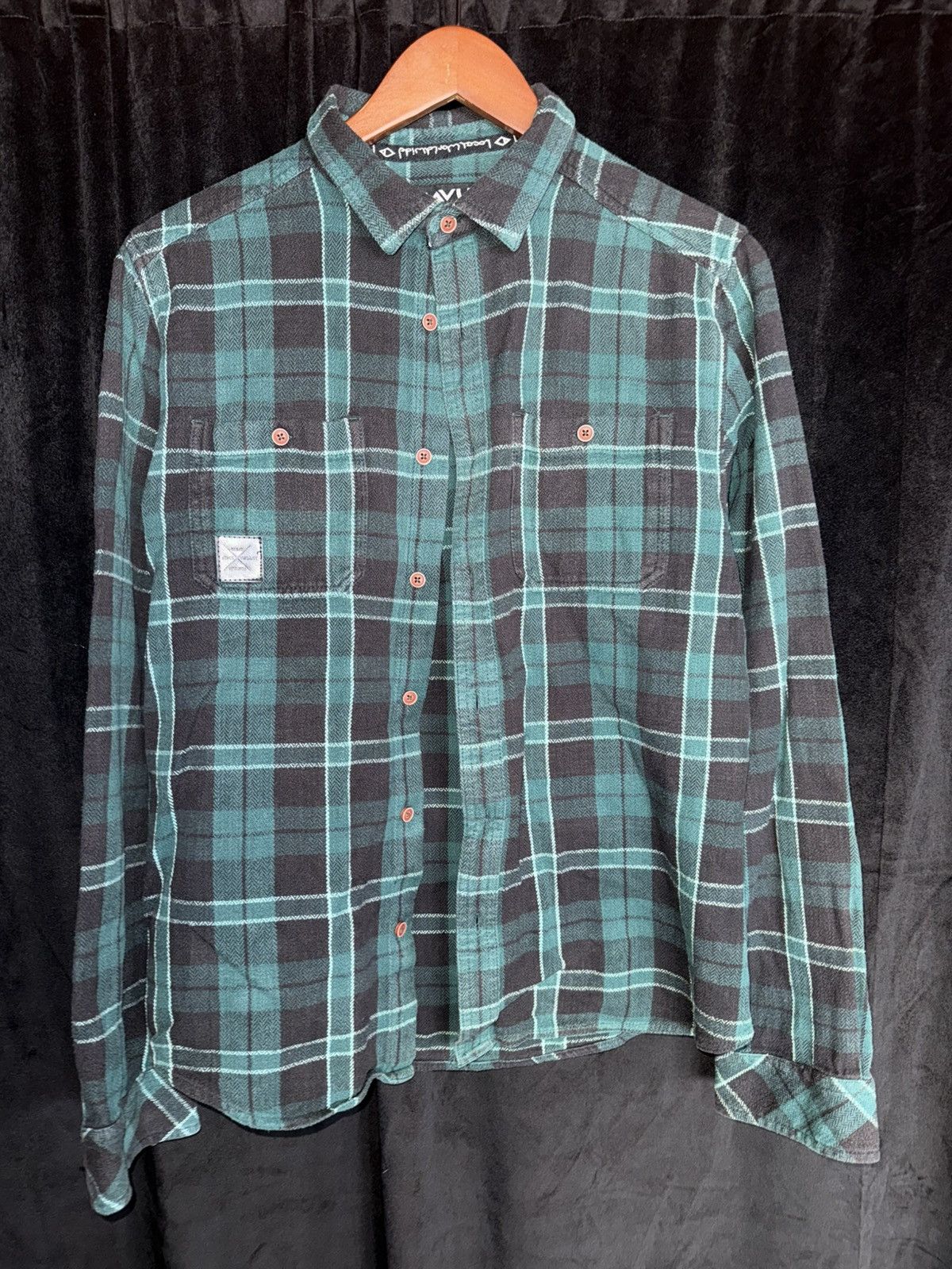 KAVU KAVU Flannel Long Sleeve button up Medium Size US M / EU 48-50 / 2 - 1 Thumbnail