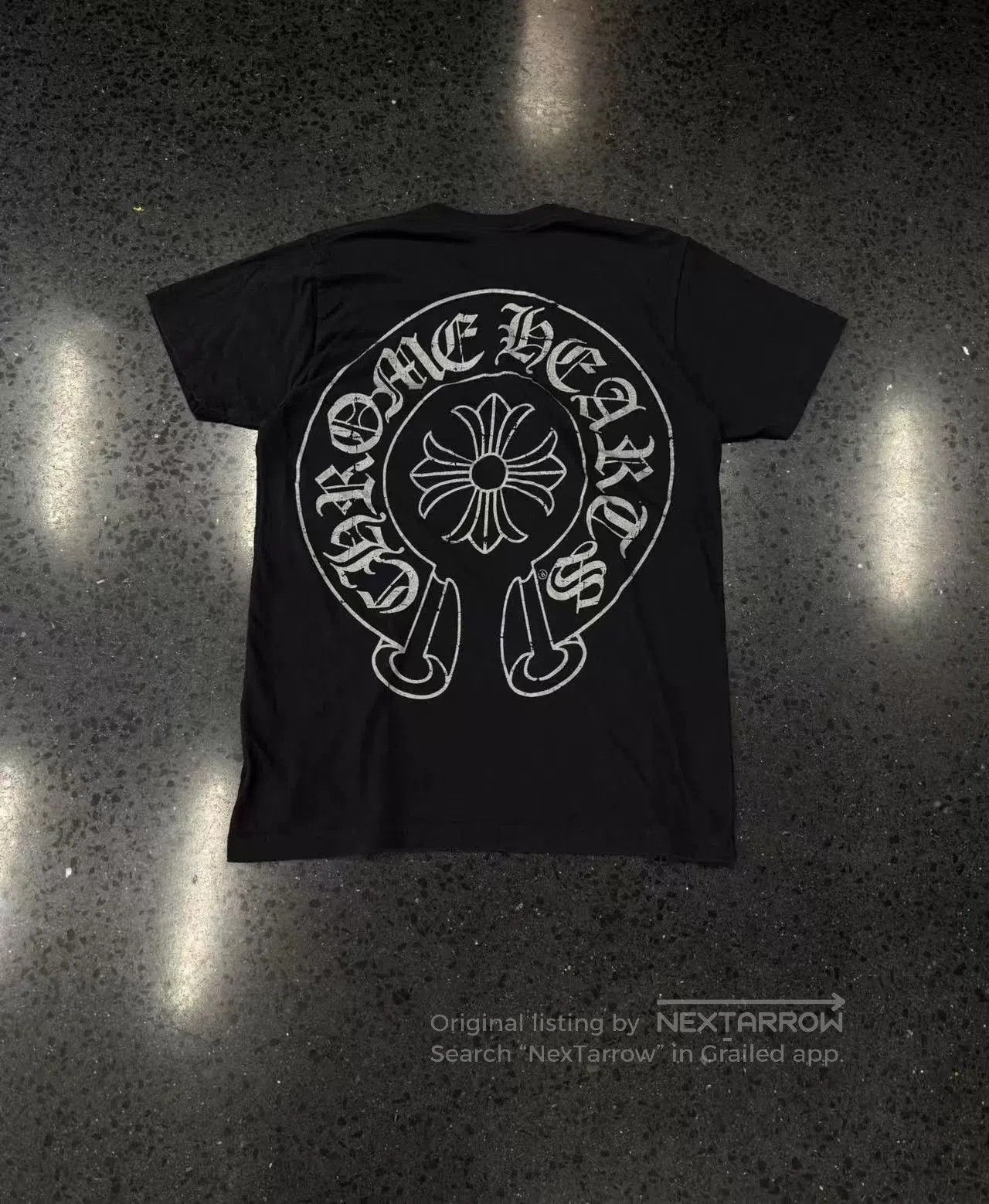 Chrome Hearts Chrome Hearts Black Short Sleeve Horse Shoe Print. Size US M / EU 48-50 / 2 - 2 Thumbnail
