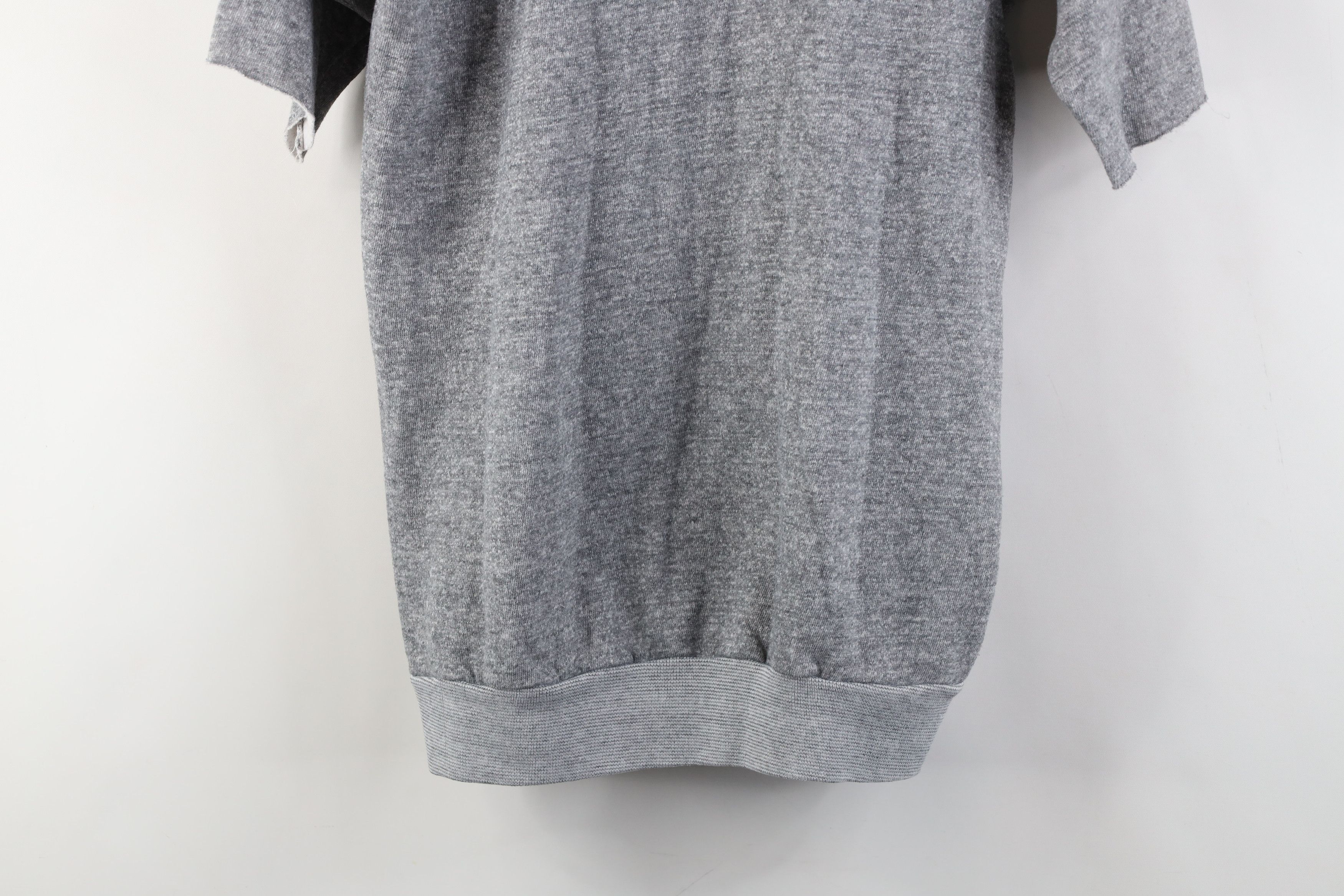 Vintage Vintage 60s 70s Collared Short Sleeve Sweatshirt Gray USA Size US S / EU 44-46 / 1 - 13 Thumbnail