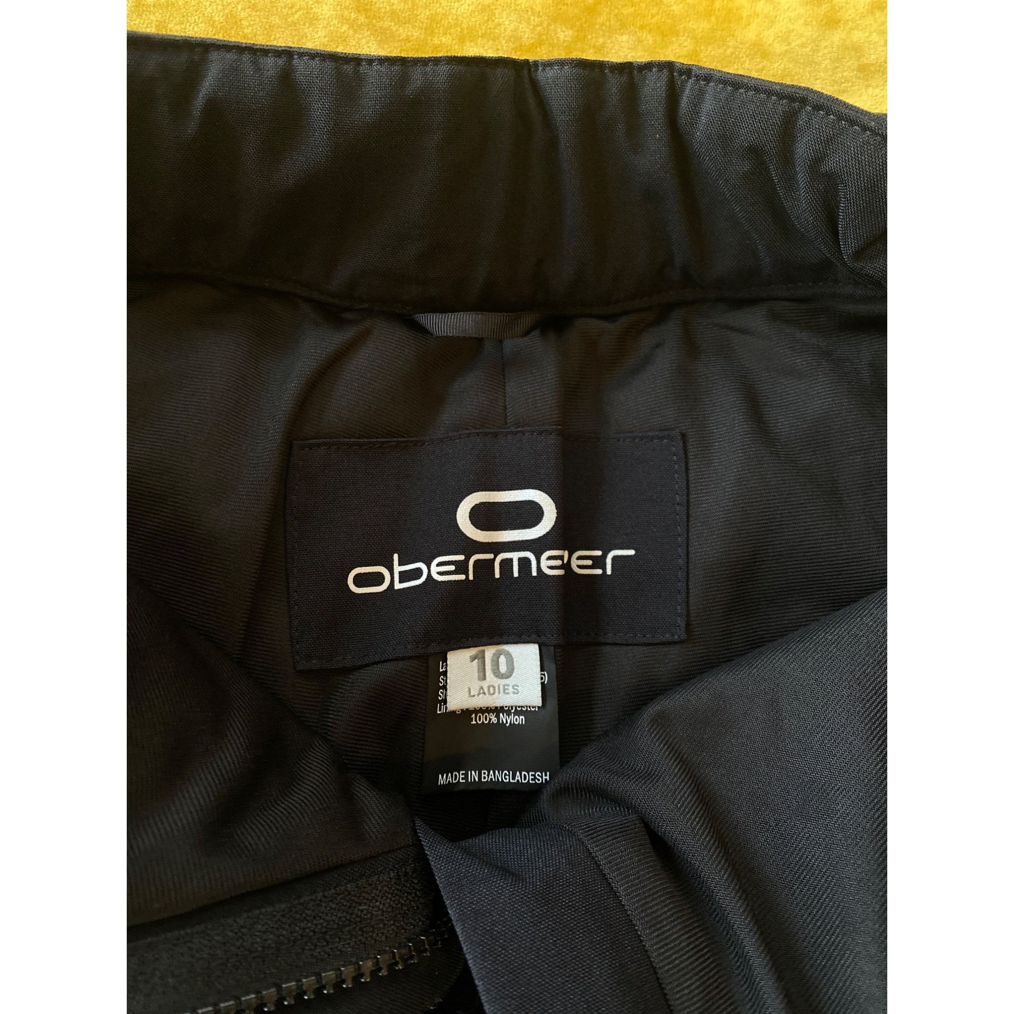 Obermeyer Obermeyer Black Ski Pants Women’s 10 Winter Snow Snowboardin Size 32" / US 10 / IT 46 - 7 Thumbnail