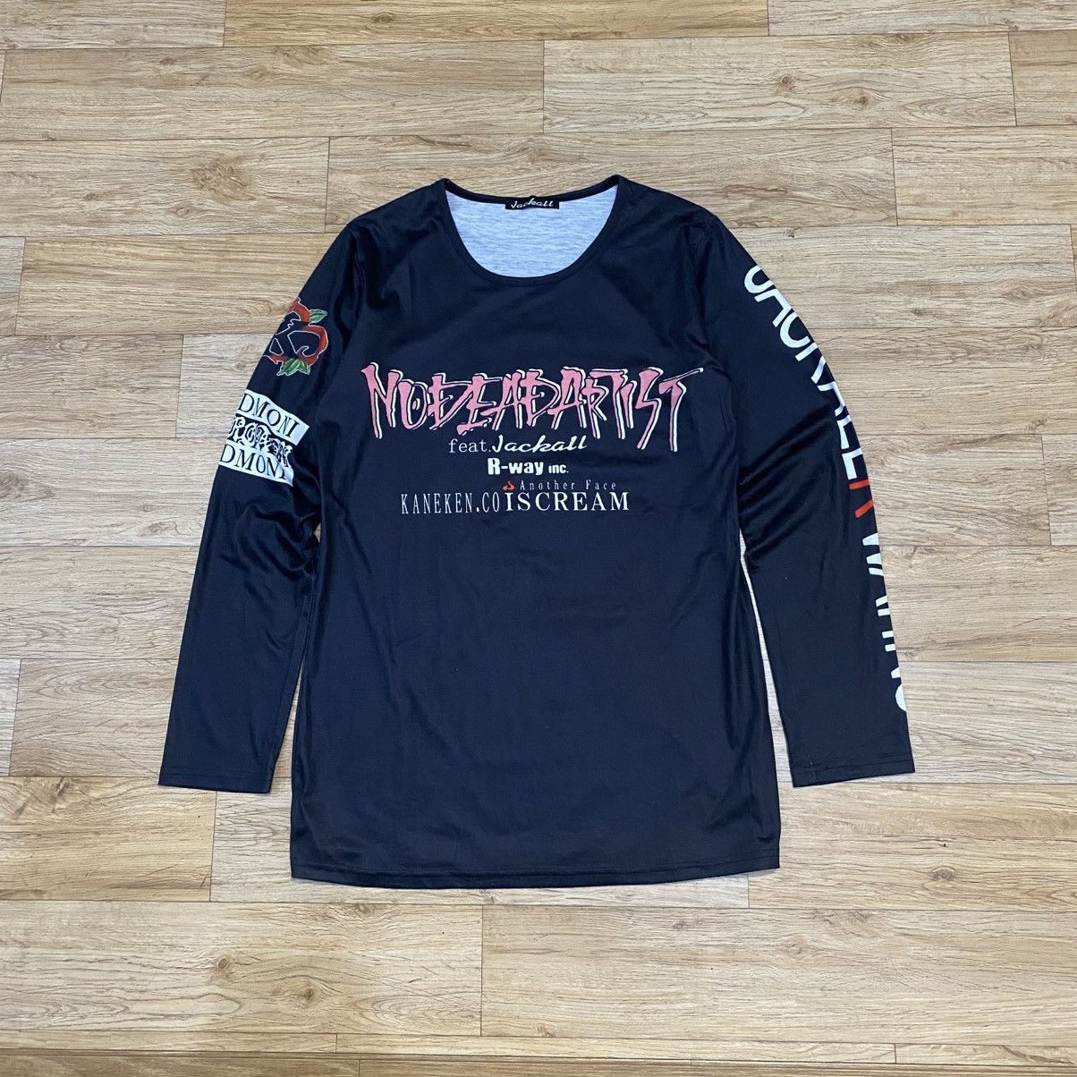 Hysteric Glamour 2000s Jackall NoDead Artist Feat Jackall Long Sleeve T-Shirt Size US M / EU 48-50 / 2 - 2 Thumbnail