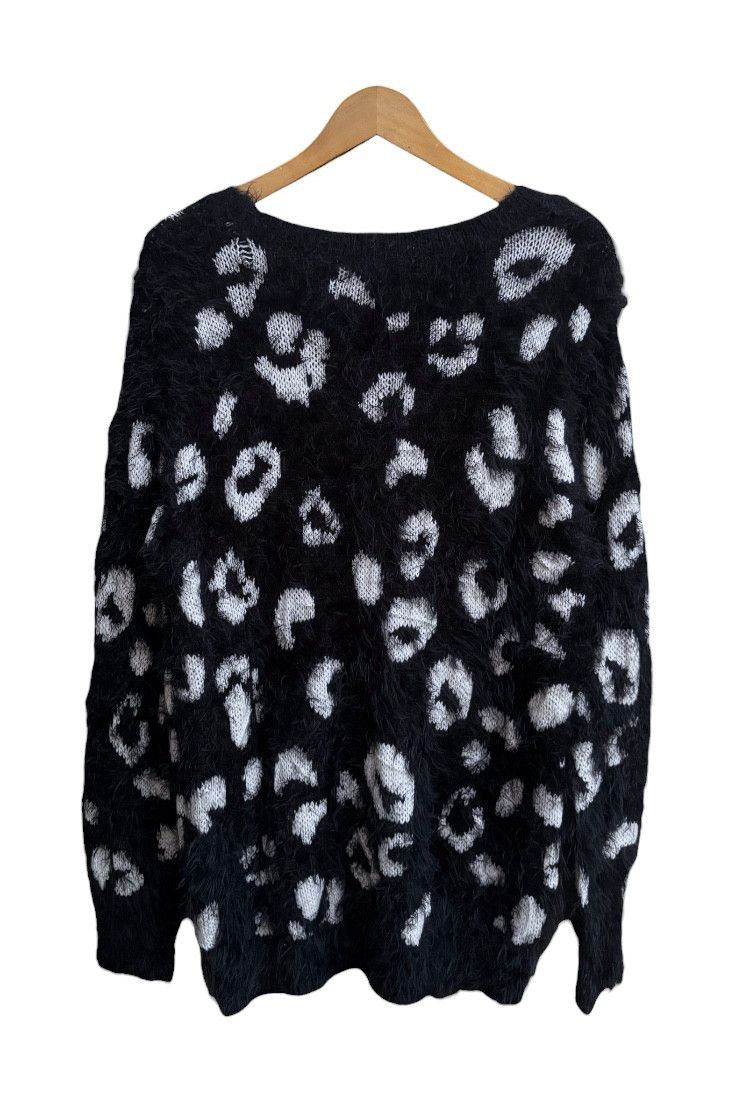 Japanese Brand CECIL McBEE FAUX FUR KNIT Size L / US 10 / IT 46 - 2 Thumbnail