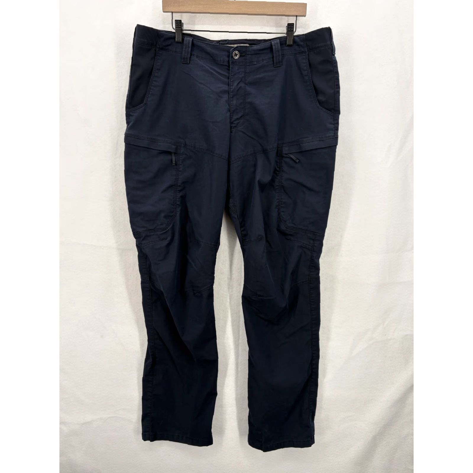 Vintage 5.11 Tactical Apex Pants Mens 40x36 Navy Blue Cargo Utility Outdoors Workwear Size US 40 / EU 56 - 2 Thumbnail