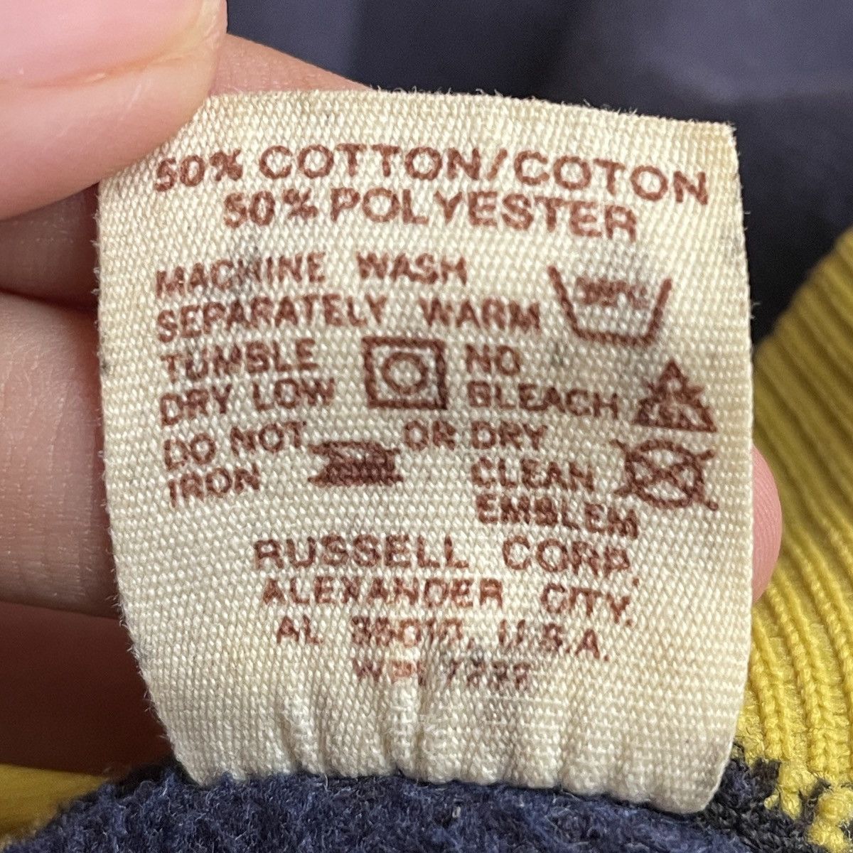 Russell Athletic × Vintage True Vintage Georgia Tech University Sweatshirt 1970s Size US XL / EU 56 / 4 - 10 Thumbnail