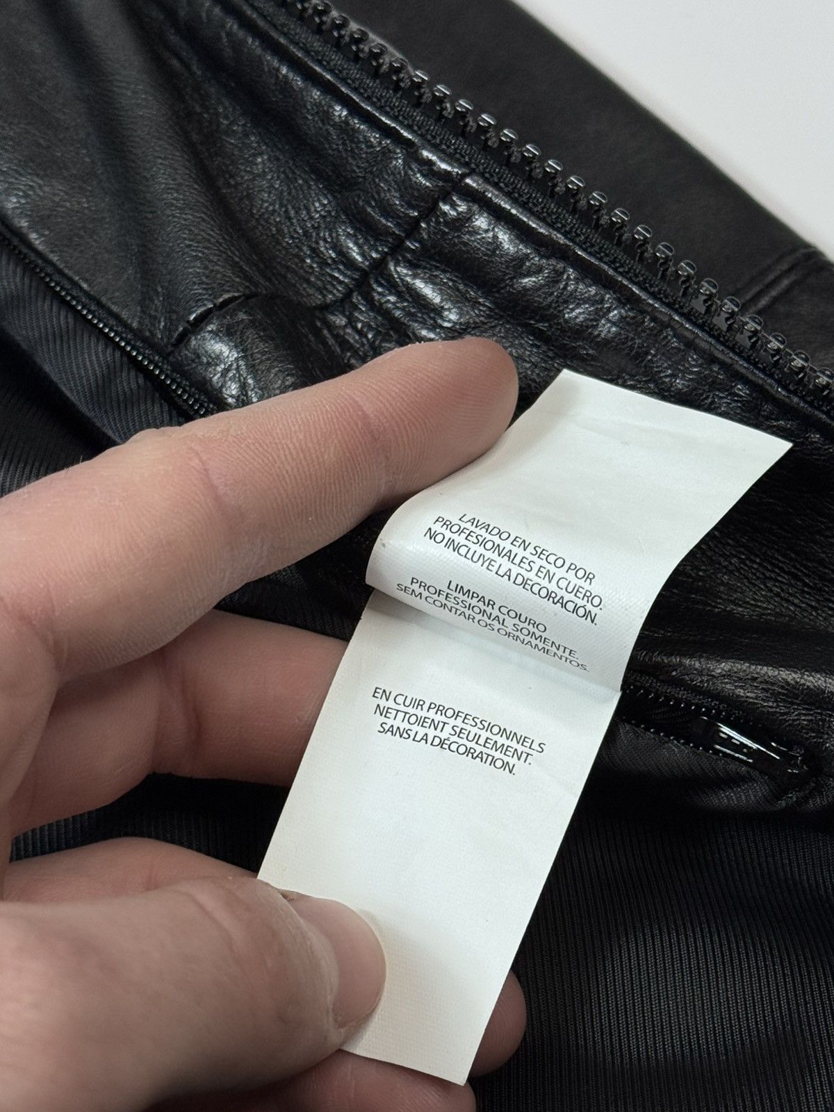 Armani Exchange Armani Exchange Classic Leather Jacket Size US M / EU 48-50 / 2 - 14 Thumbnail